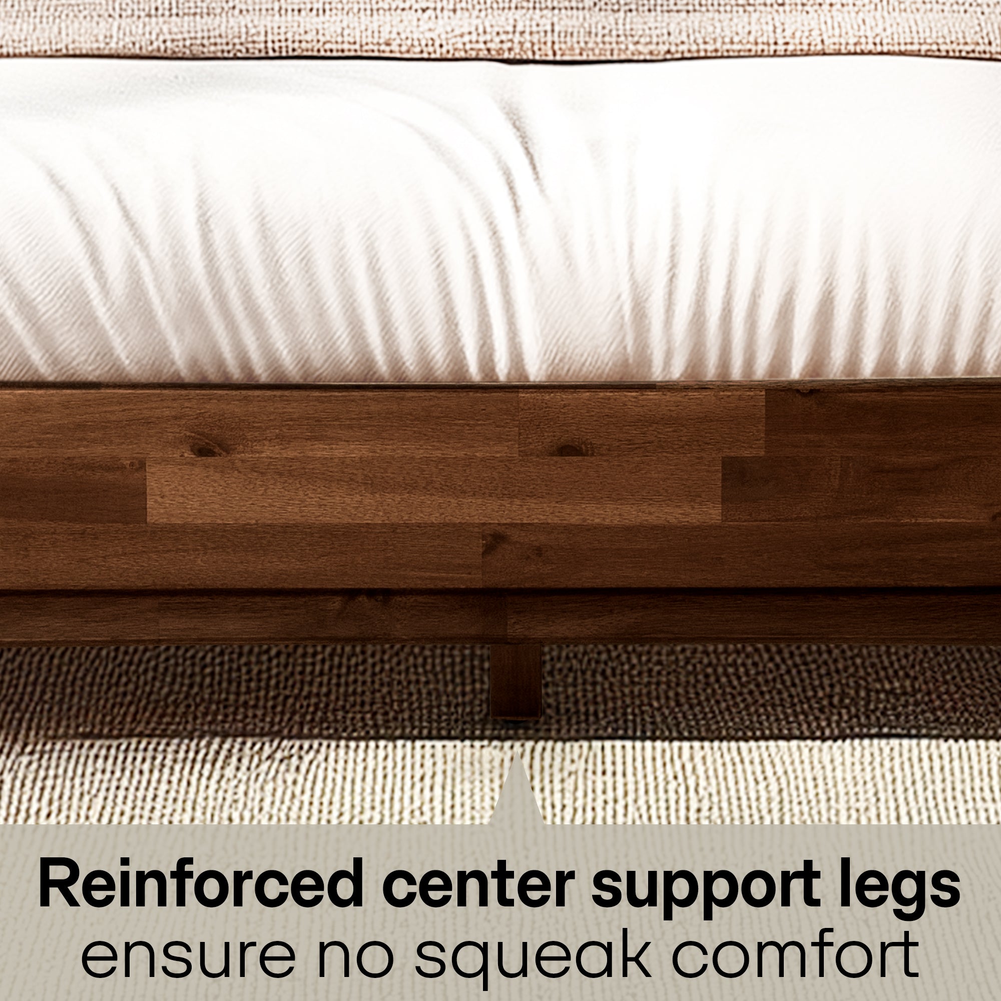 Aurora Solid Wood Bed Frame Megsu