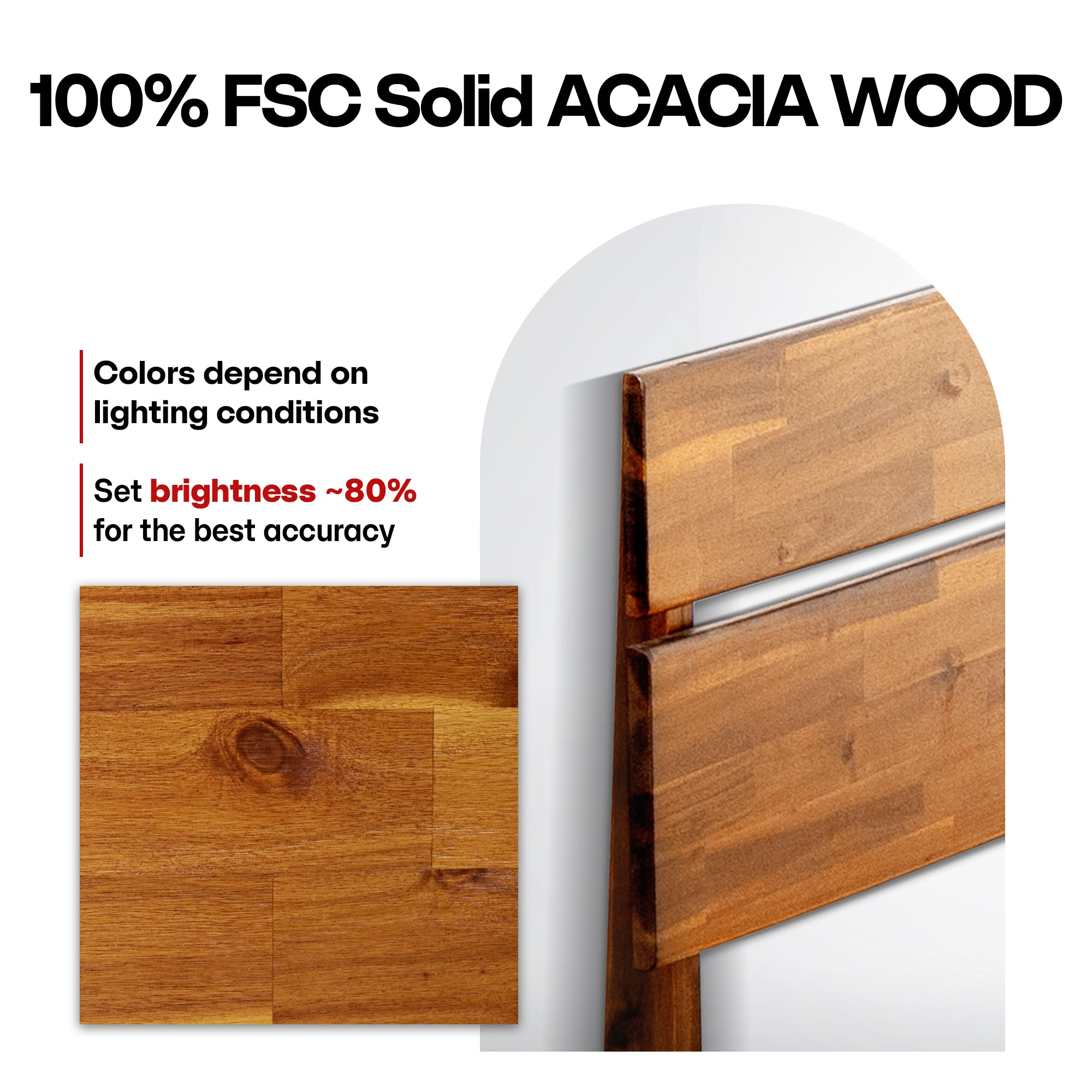 Aurora Solid Wood Bed Frame Megsu