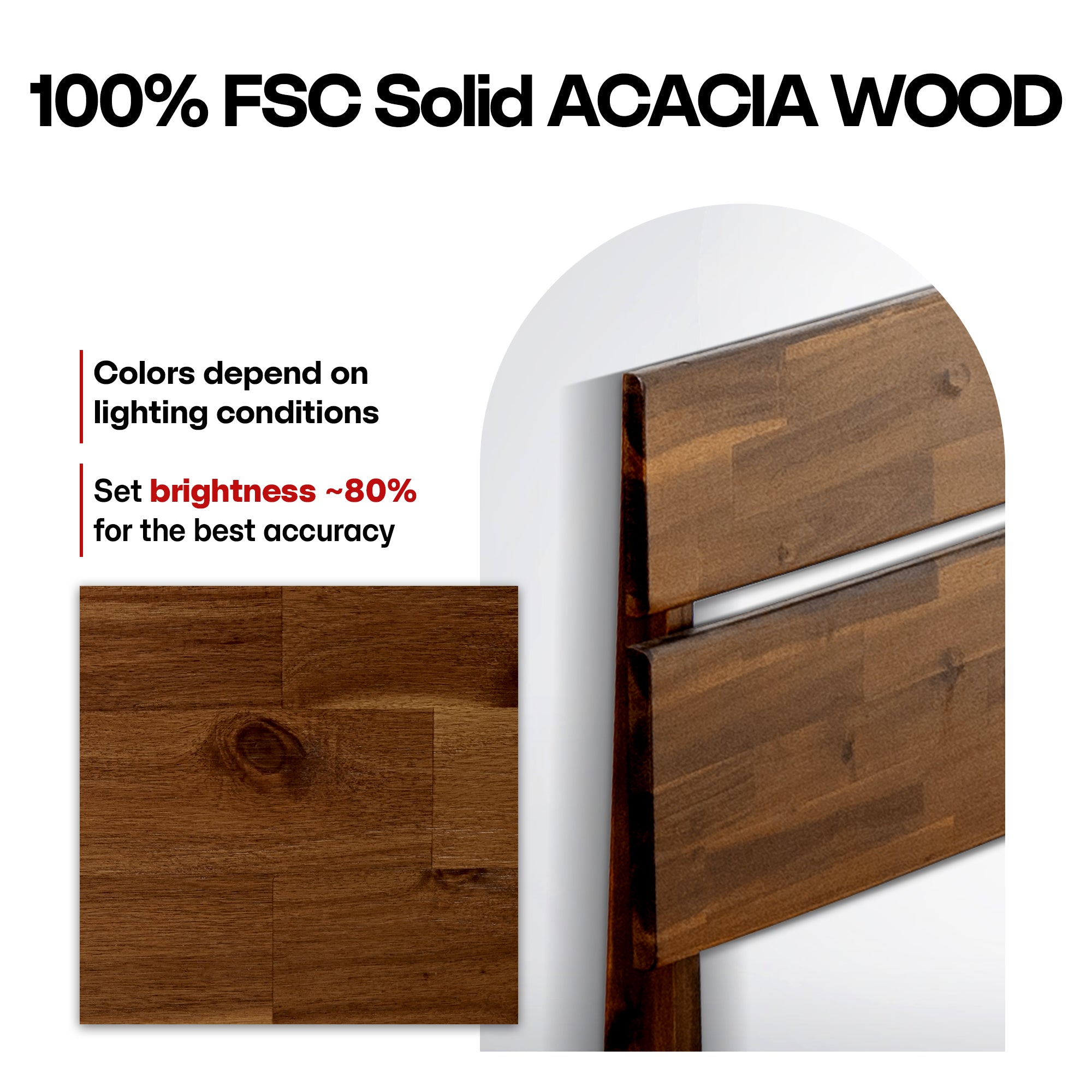Aurora Solid Wood Bed Frame Megsu