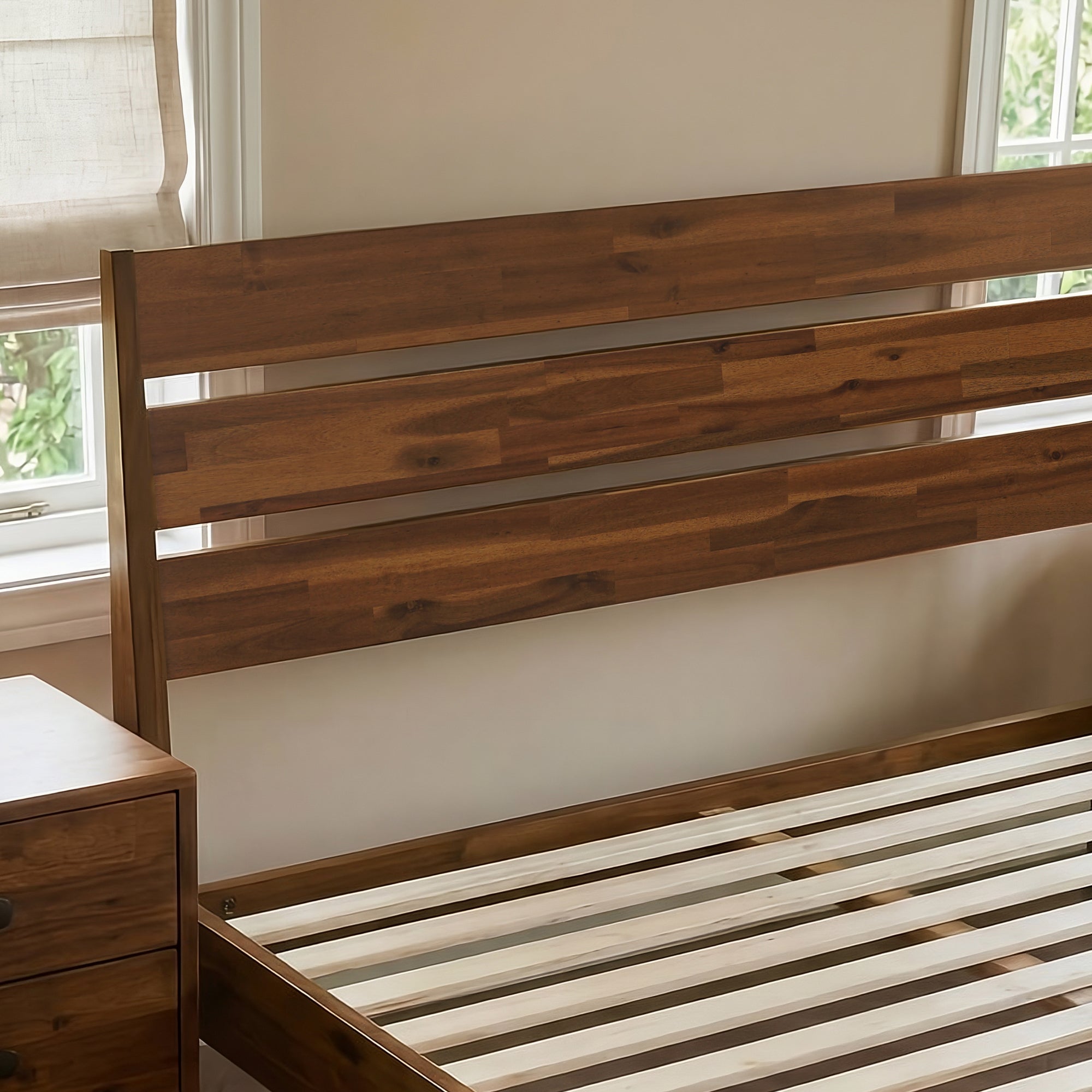 Emery Solid Wood Bed Frame Megsu