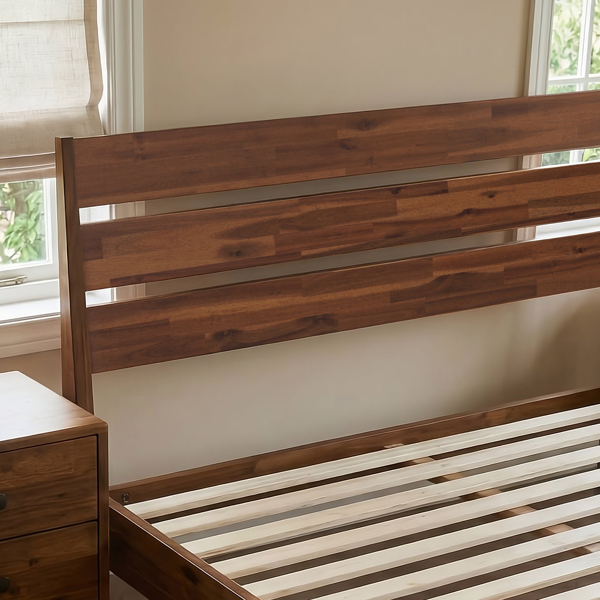 Emery Solid Wood Bed Frame Megsu