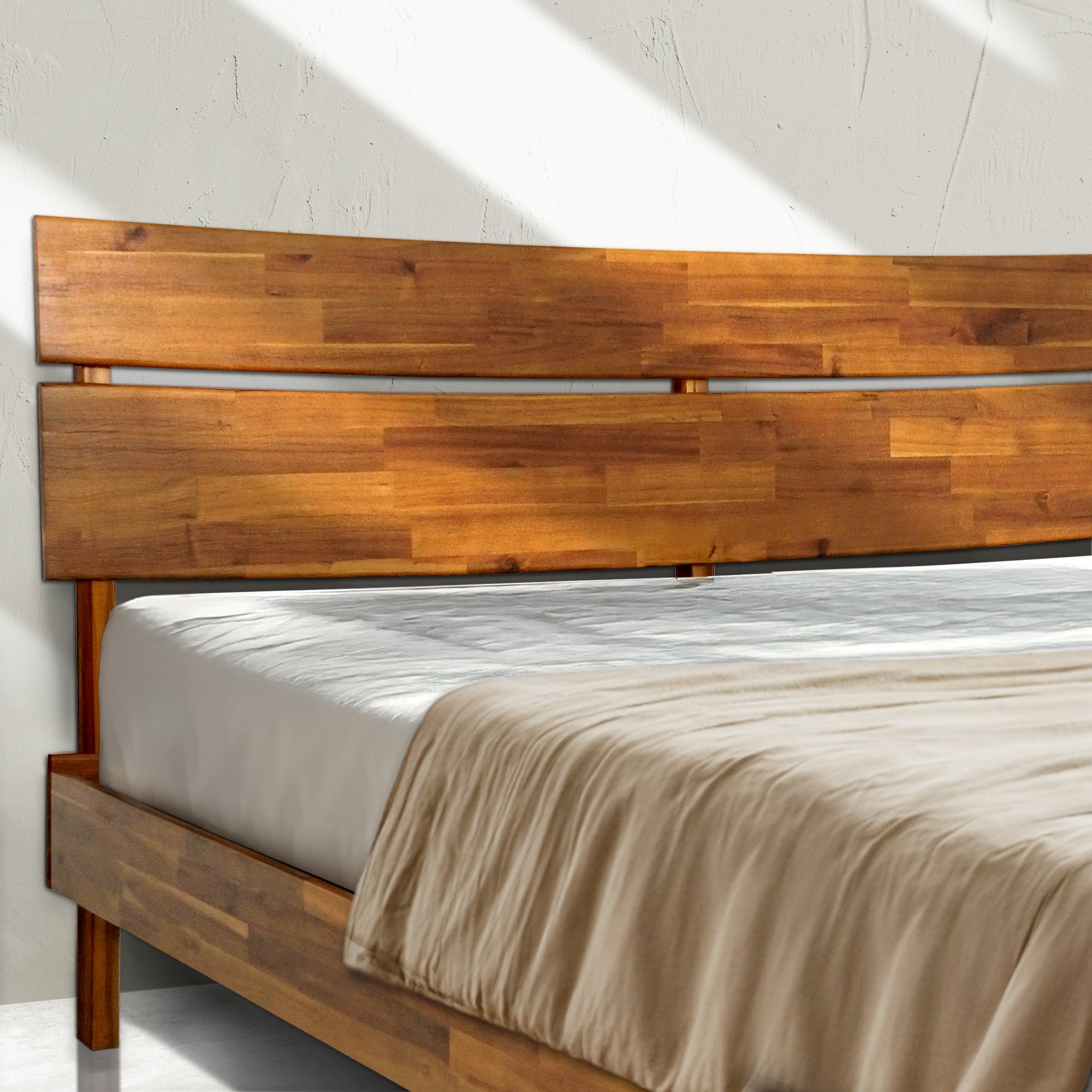 Aurora Solid Wood Bed Frame Megsu