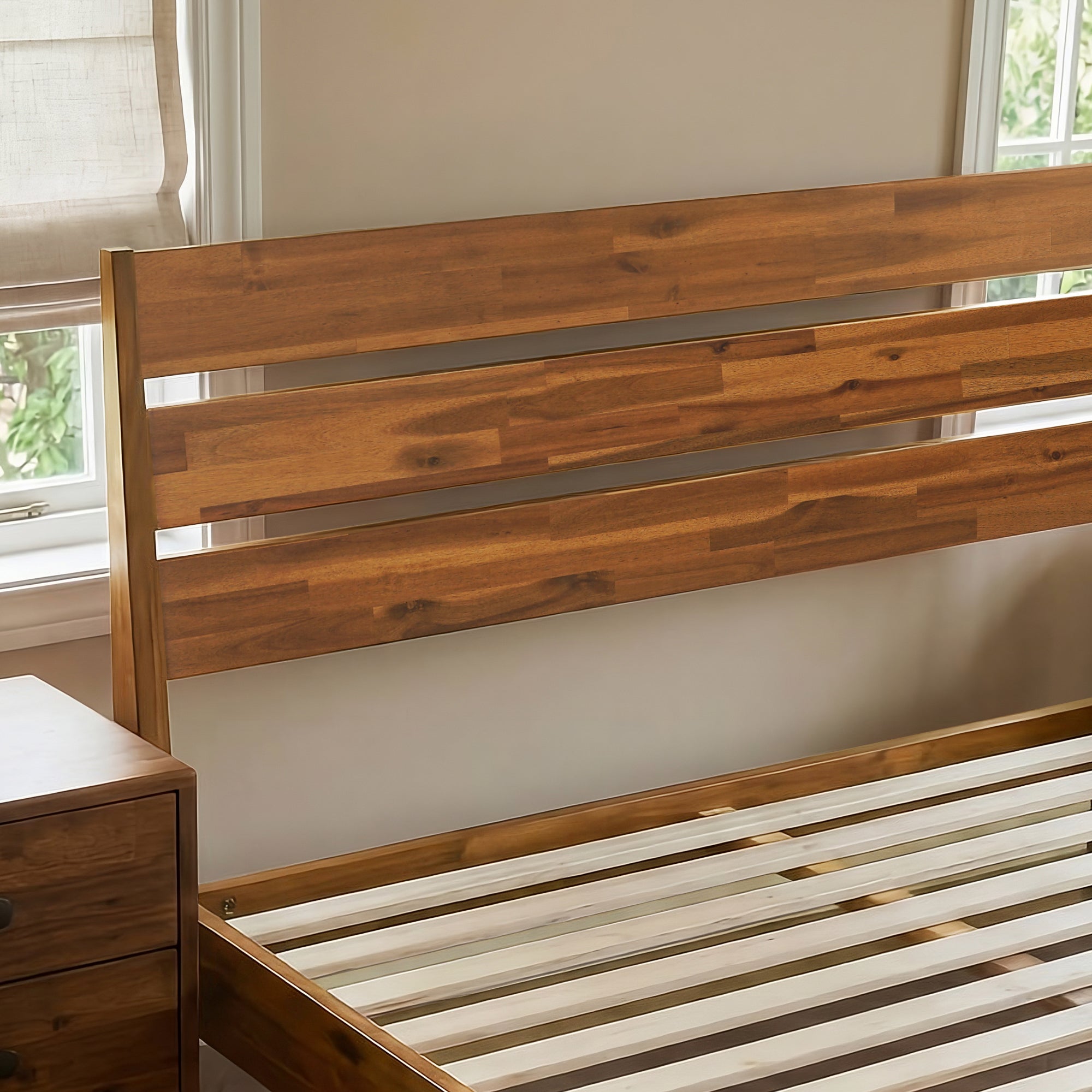 Emery Solid Wood Bed Frame Megsu