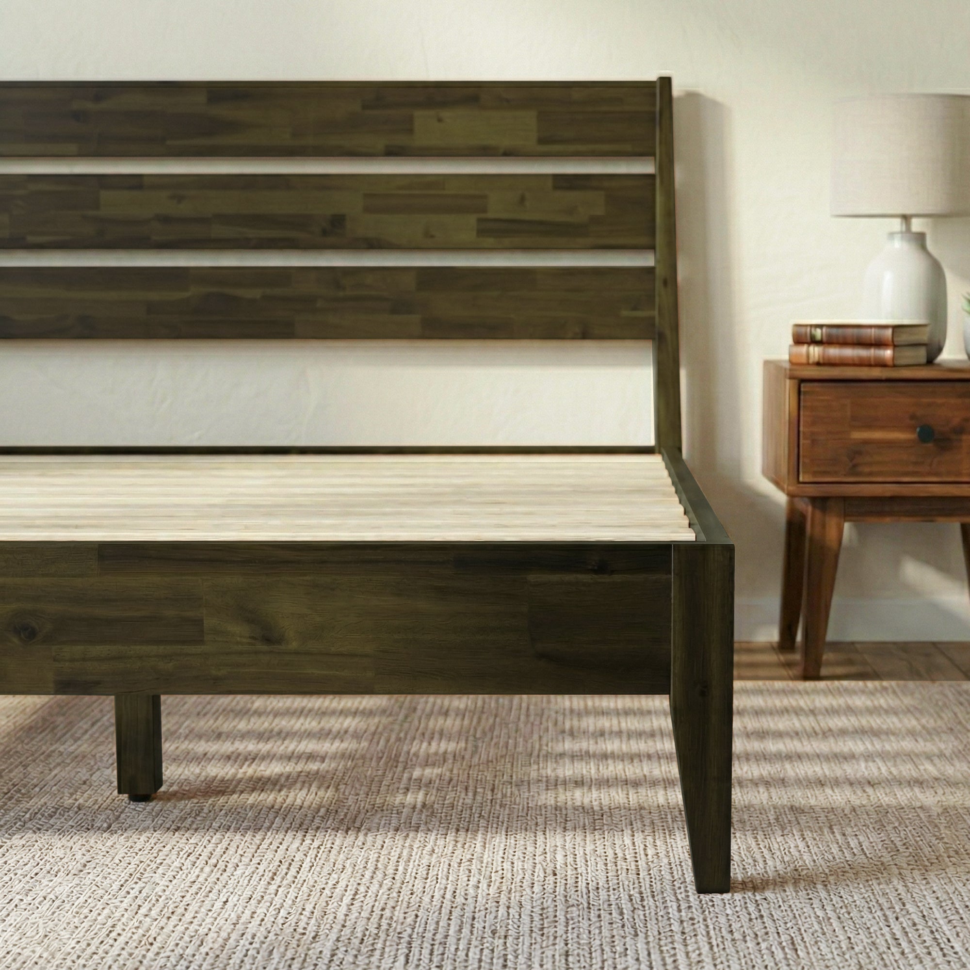 Emery Solid Wood Bed Frame Megsu