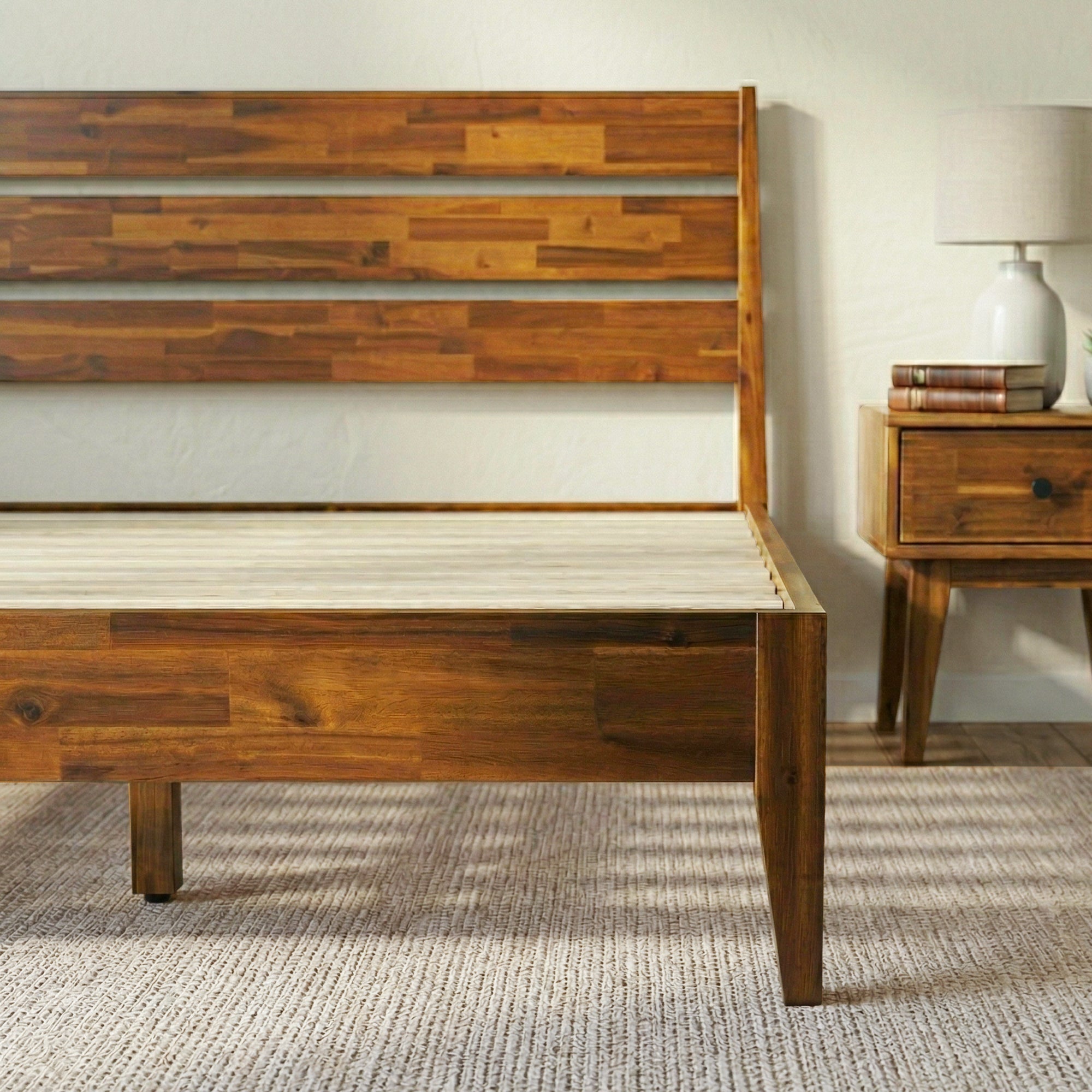 Emery Solid Wood Bed Frame Megsu