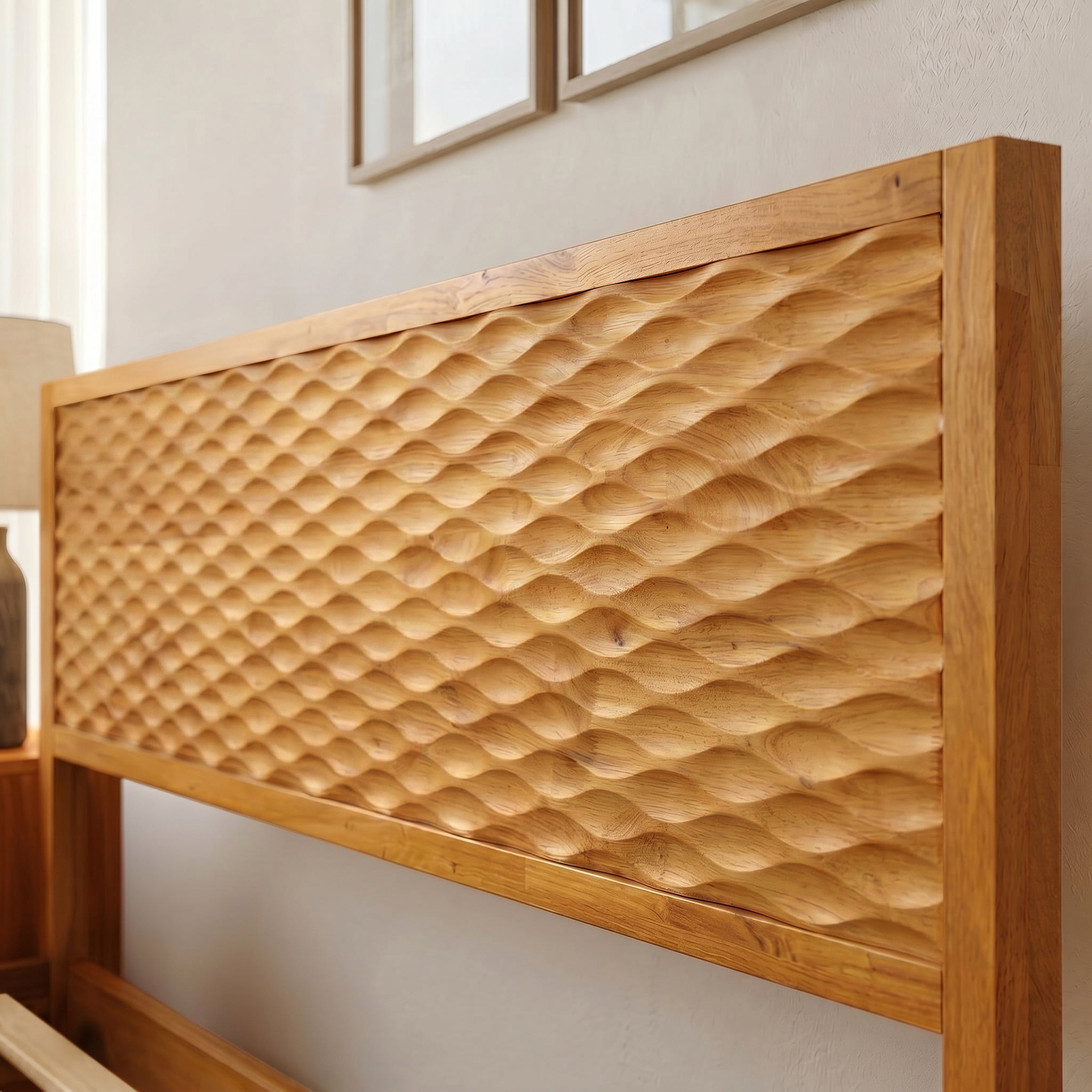 Elara Solid Wood Bed Frame Megsu