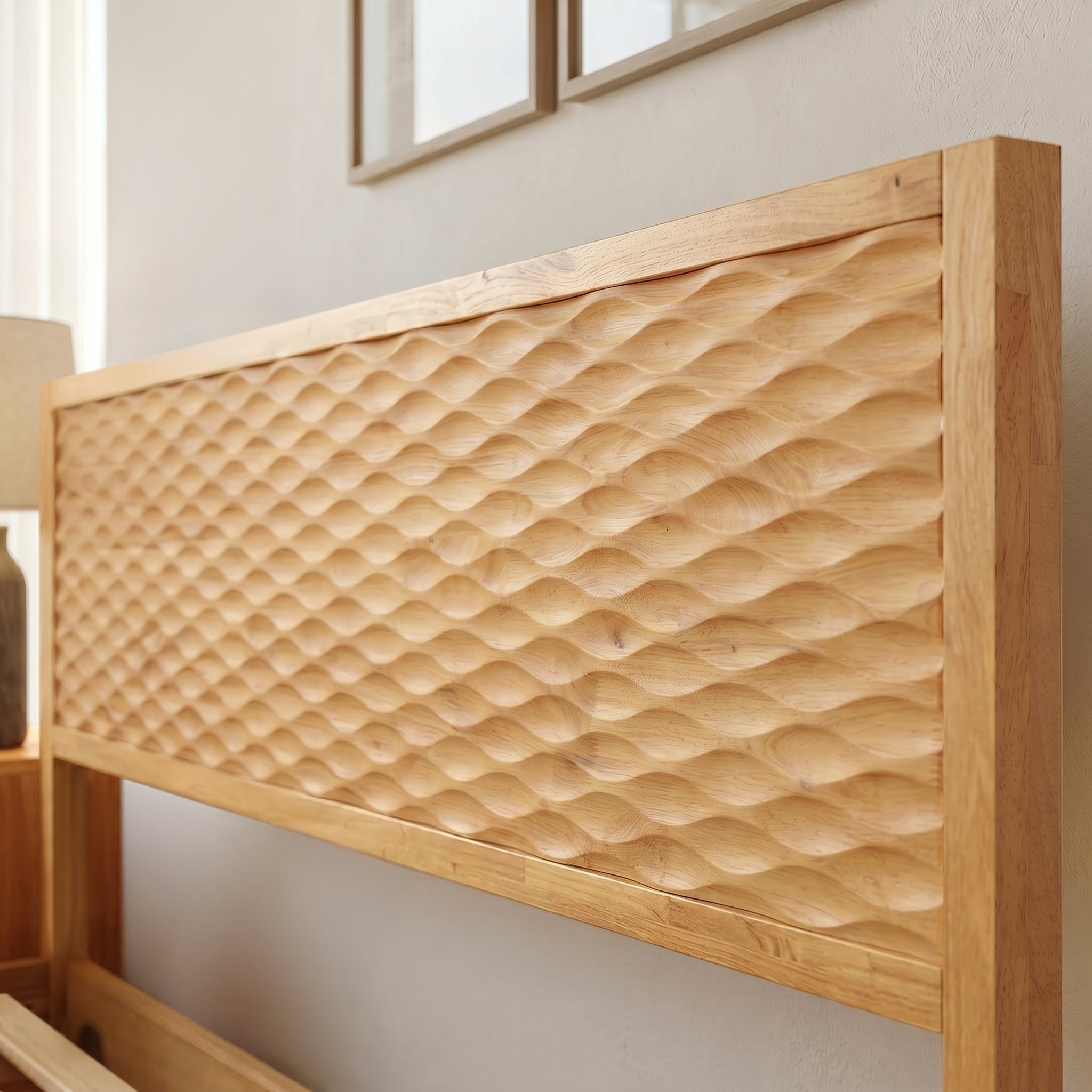Elara Solid Wood Bed Frame Megsu