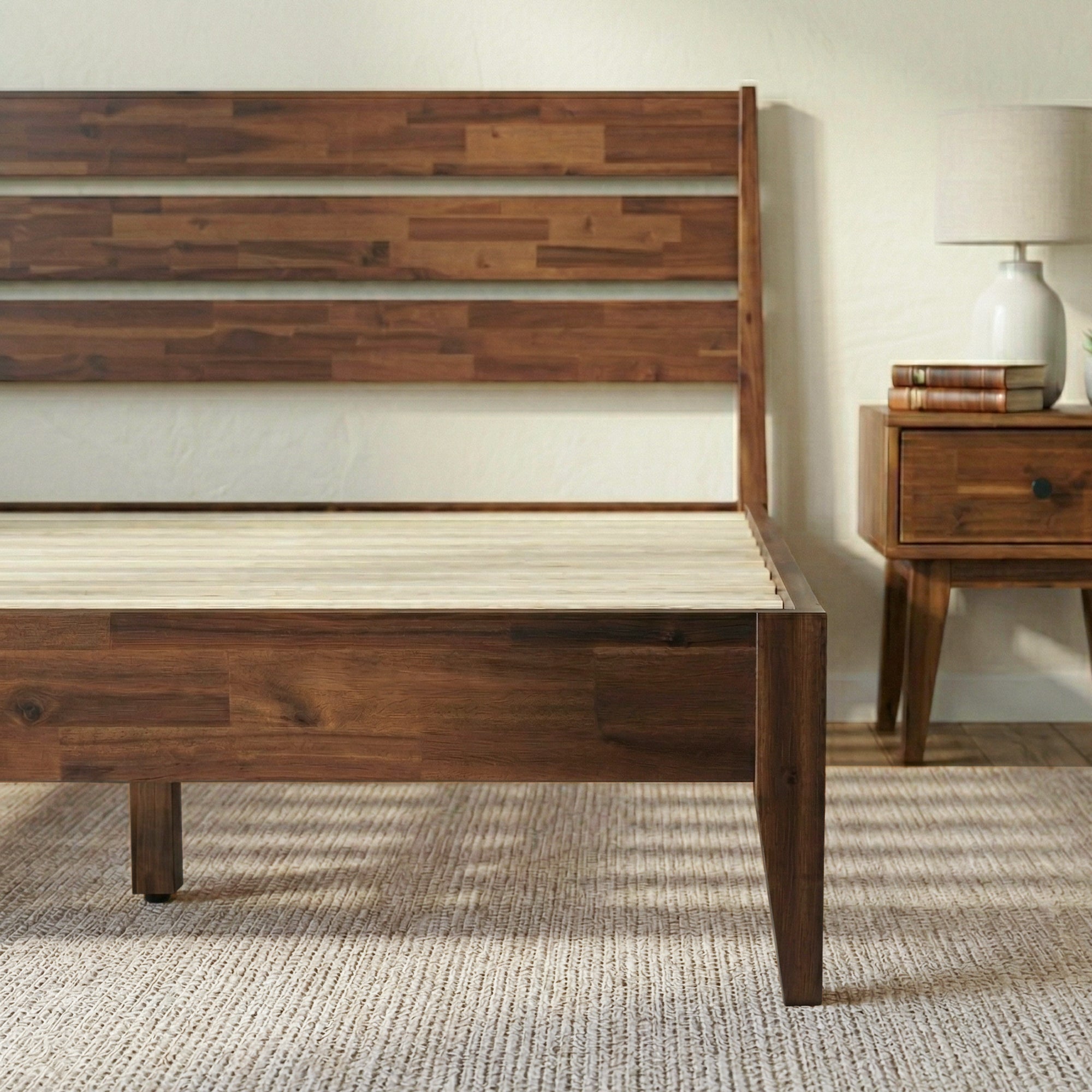 Emery Solid Wood Bed Frame Megsu