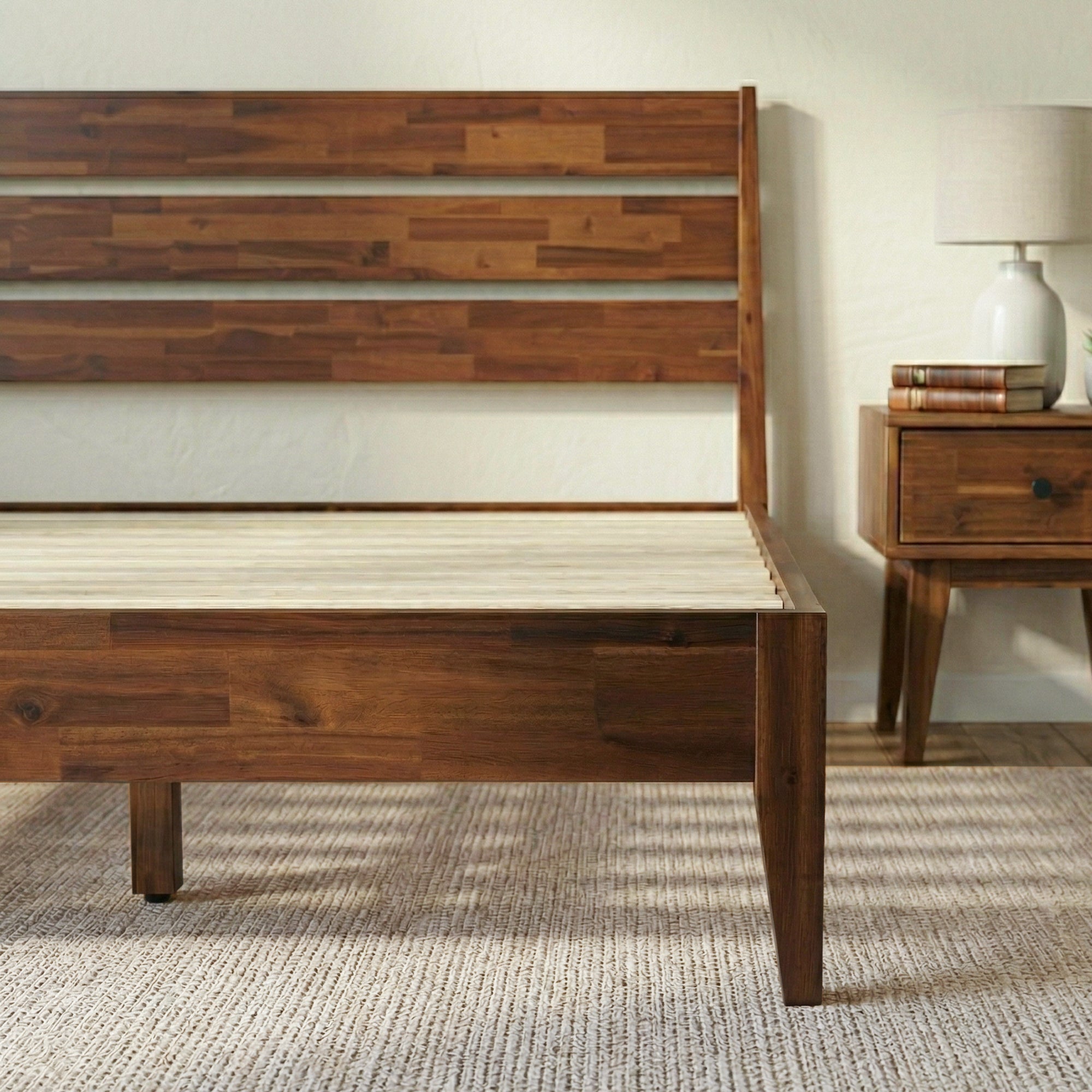 Emery Solid Wood Bed Frame Megsu