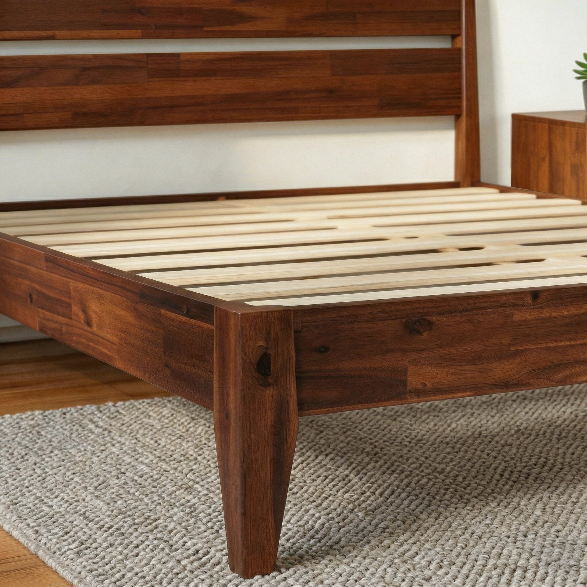 Emery Solid Wood Bed Frame Megsu