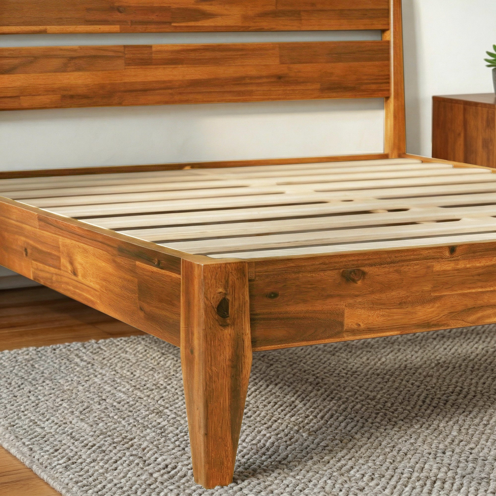 Emery Solid Wood Bed Frame Megsu