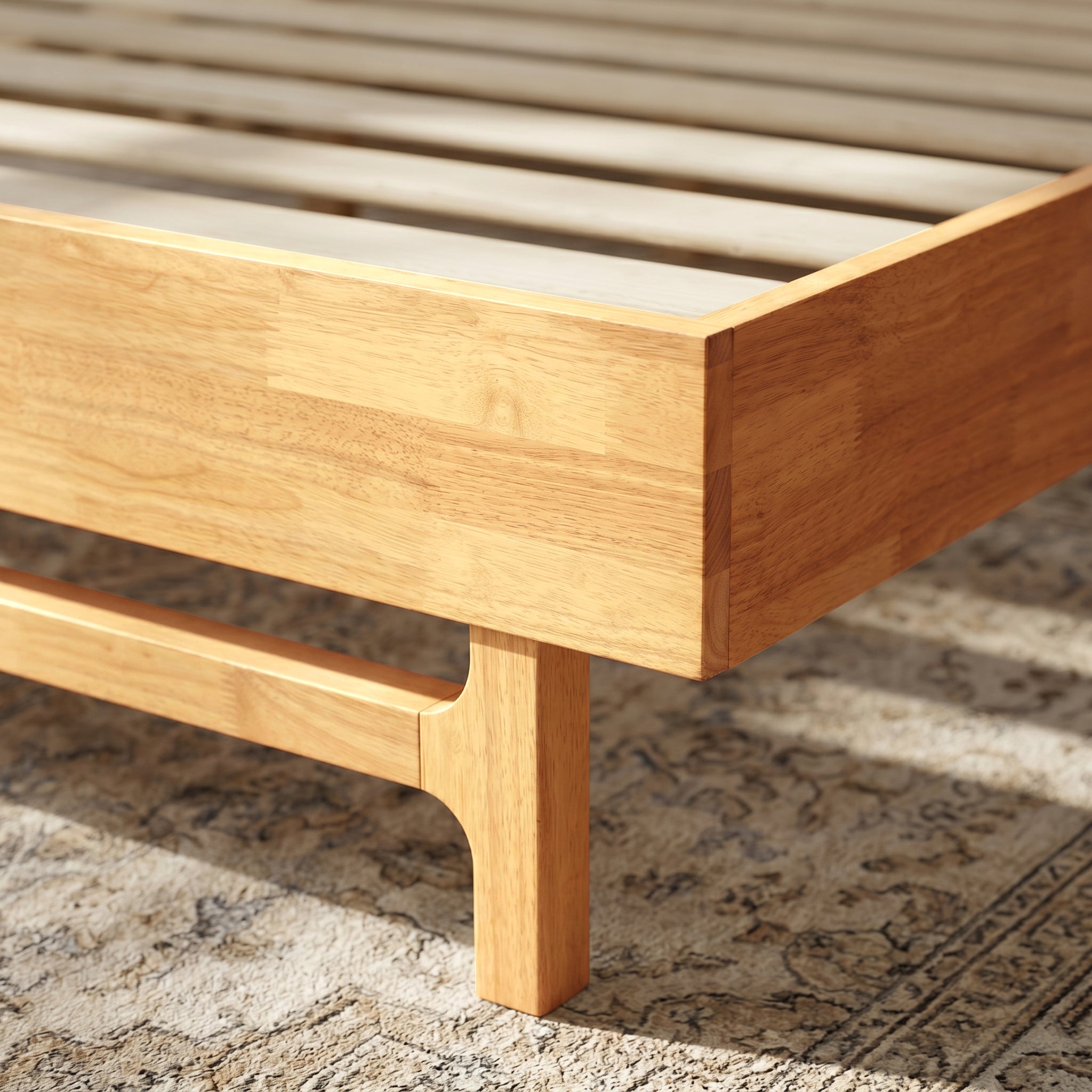 Elara Solid Wood Bed Frame Megsu
