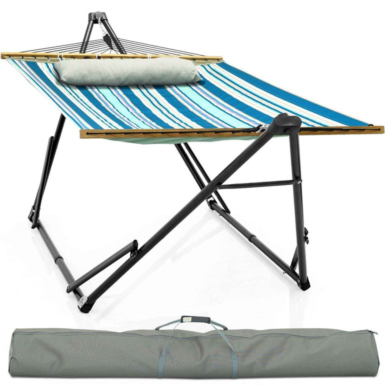 Tranquillo Unity Canvas Hammock Stand for Ultimate Relaxation Megsu