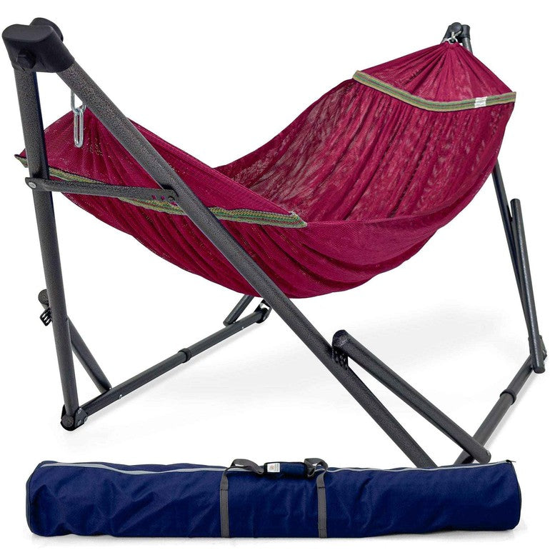 Tranquillo Original Collapsible Hammock with Stand for Ultimate Relaxation Megsu