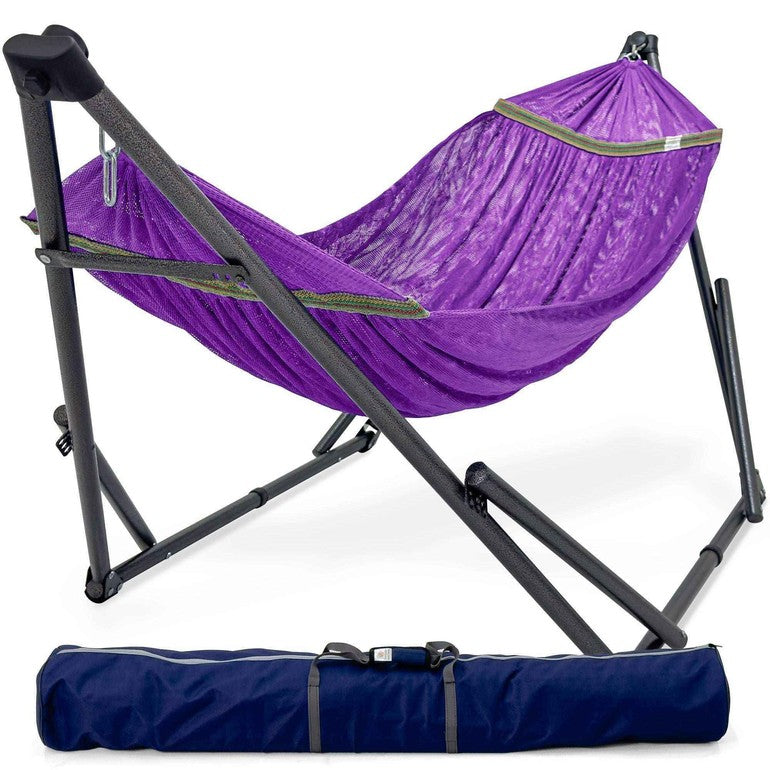 Tranquillo Original Collapsible Hammock with Stand for Ultimate Relaxation Megsu