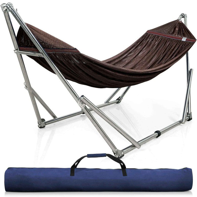 Tranquillo Original Stainless Steel Hammock Stand for Ultimate Relaxation Megsu