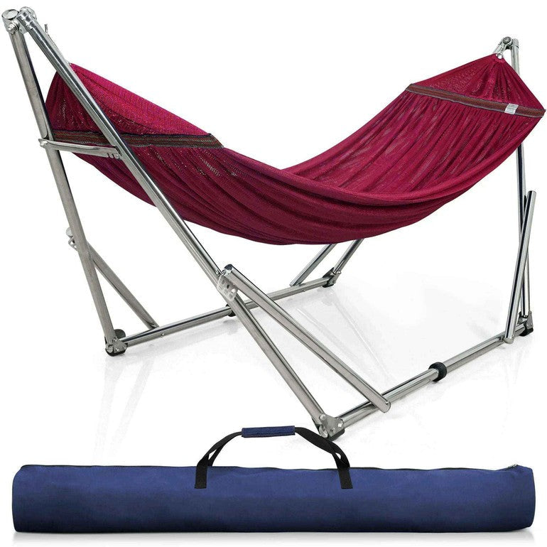 Tranquillo Original Stainless Steel Hammock Stand for Ultimate Relaxation Megsu