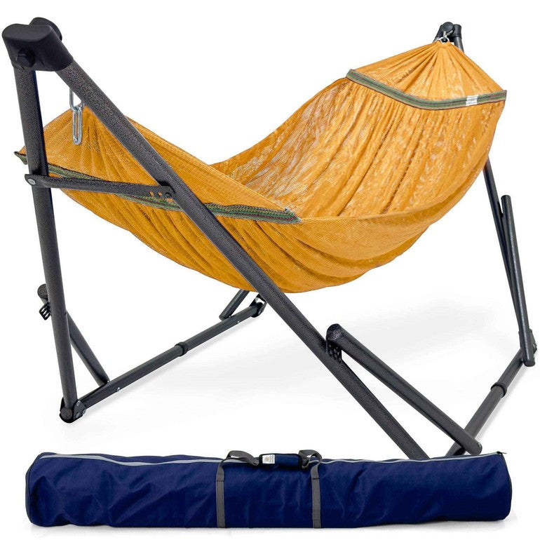 Tranquillo Original Collapsible Hammock with Stand for Ultimate Relaxation Megsu