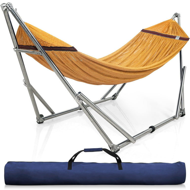 Tranquillo Original Stainless Steel Hammock Stand for Ultimate Relaxation Megsu