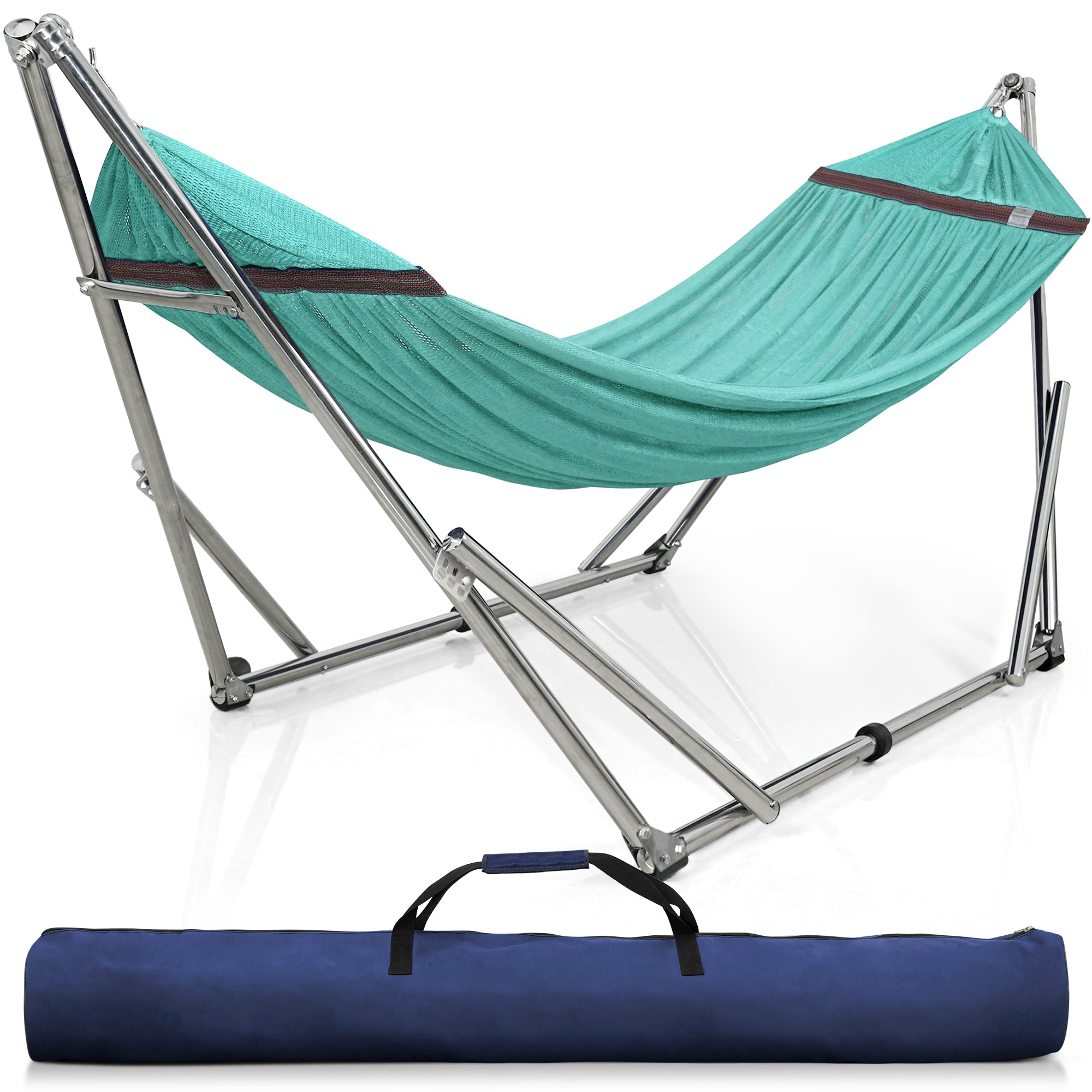 Tranquillo Original Stainless Steel Hammock Stand for Ultimate Relaxation Megsu
