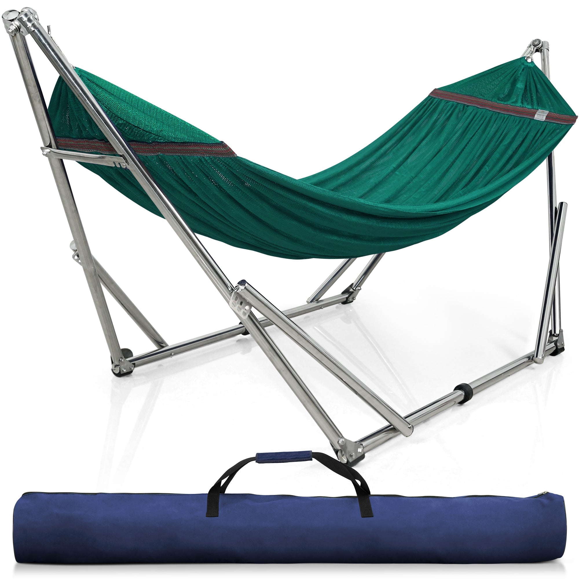 Tranquillo Original Stainless Steel Hammock Stand for Ultimate Relaxation Megsu