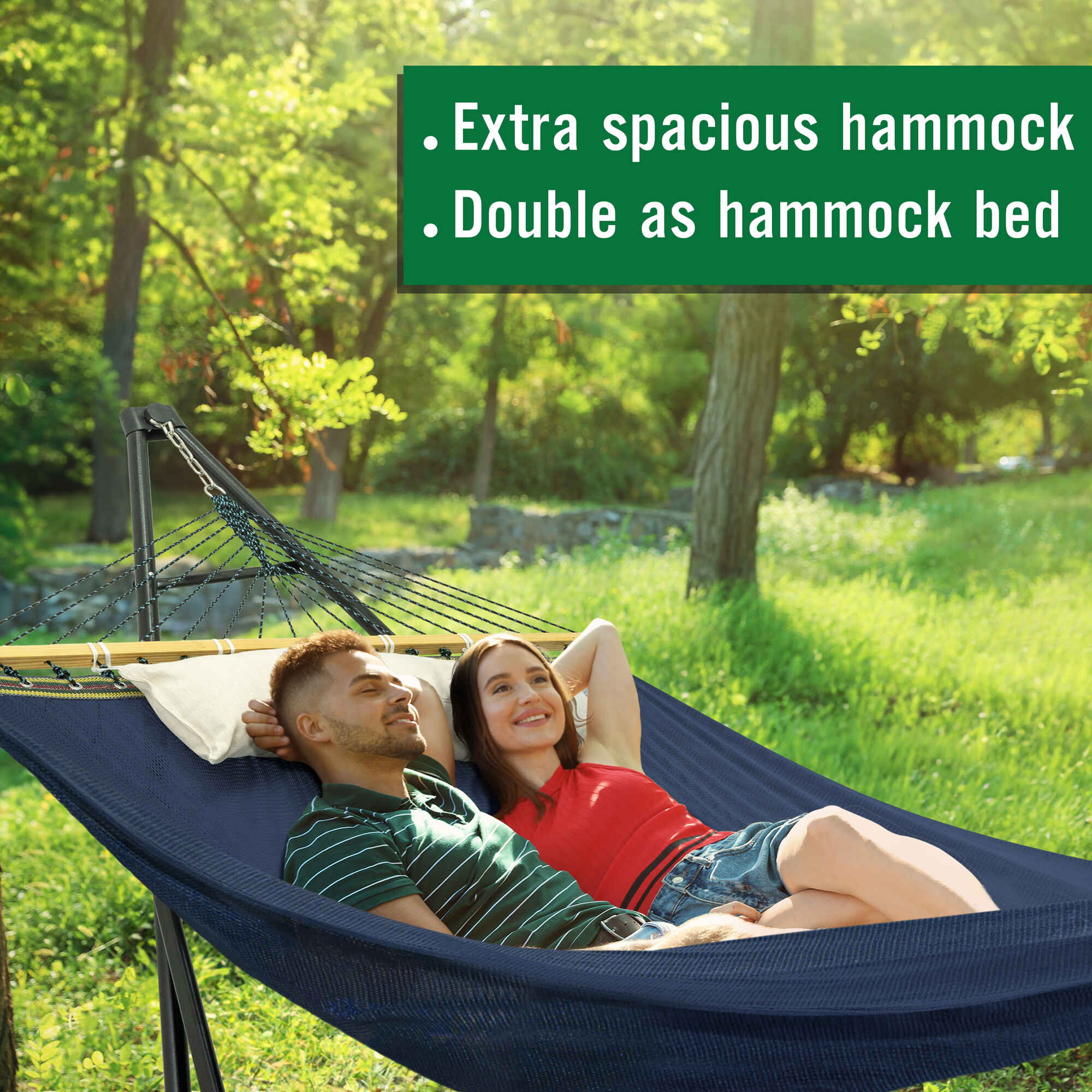 Tranquillo Unity Adjustable Hammock Stand for Ultimate Relaxation Megsu