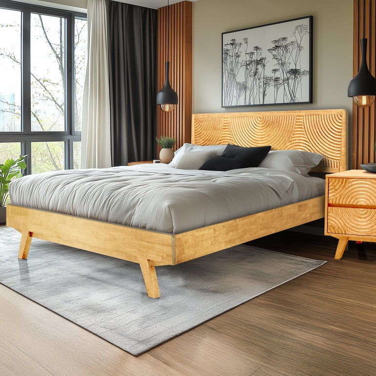 Harmony Solid Wood Bed Frame Megsu