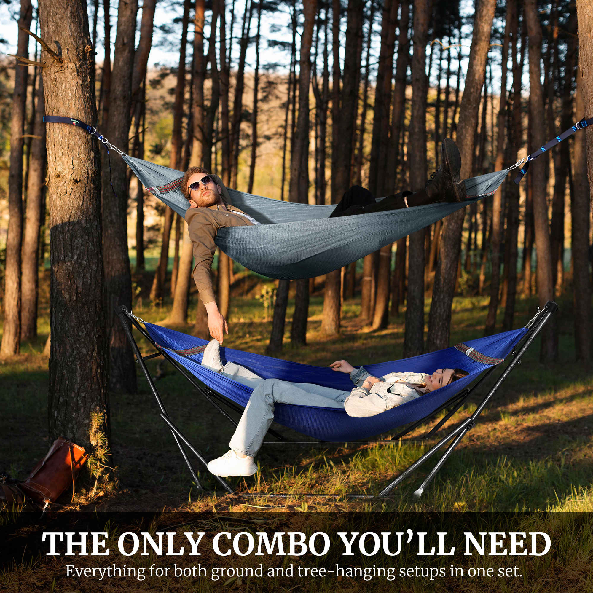 Tranquillo Comfort Set Original Hammock Stand for Ultimate Relaxation Megsu