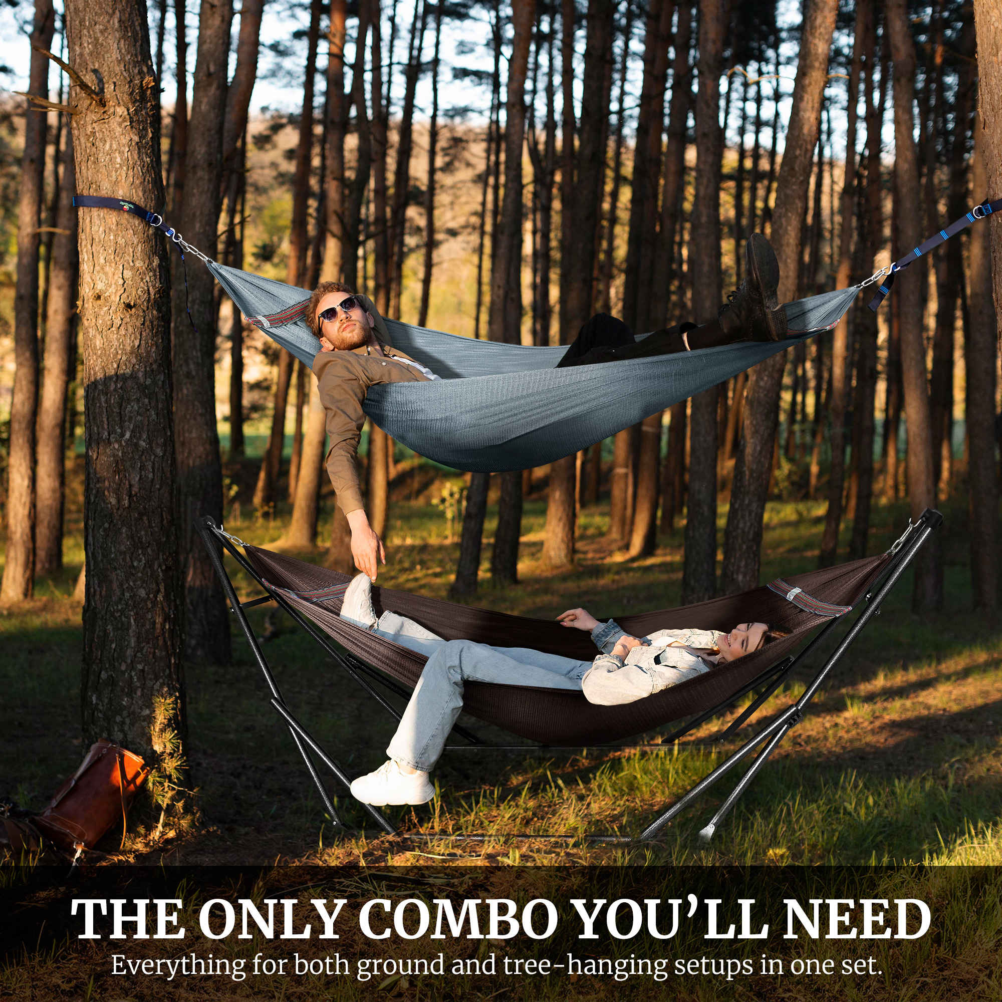 Tranquillo Comfort Set Original Hammock Stand for Ultimate Relaxation Megsu