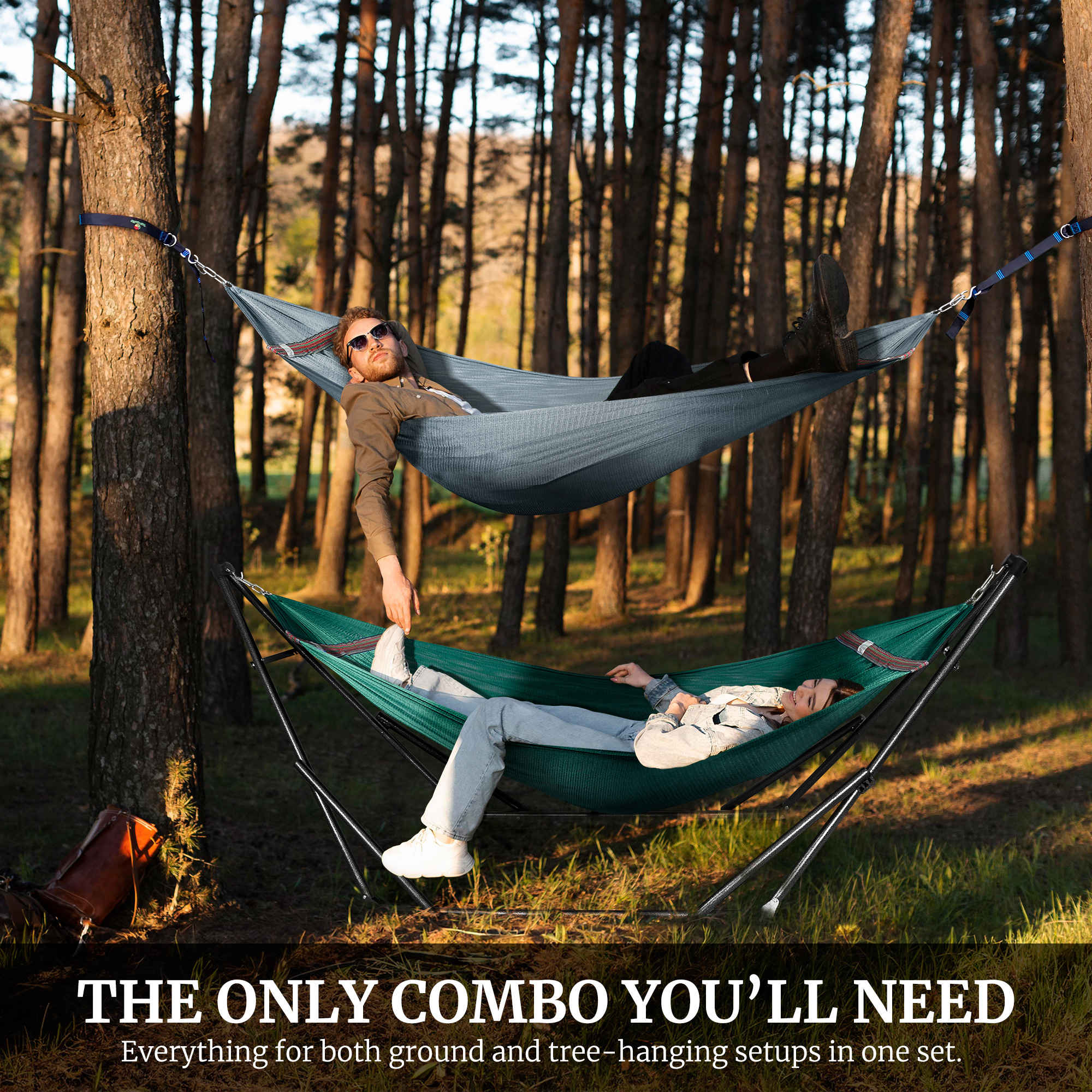 Tranquillo Comfort Set Original Hammock Stand for Ultimate Relaxation Megsu
