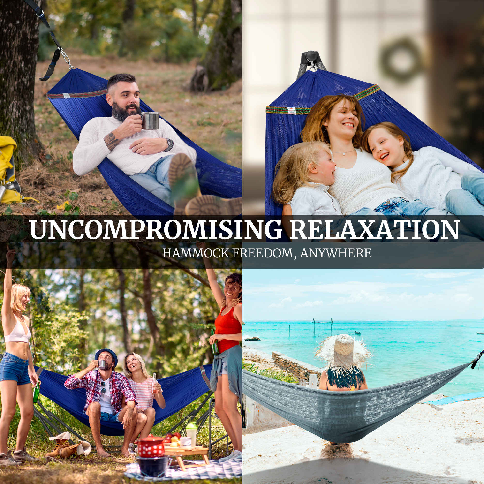 Tranquillo Comfort Set Original Hammock Stand for Ultimate Relaxation Megsu