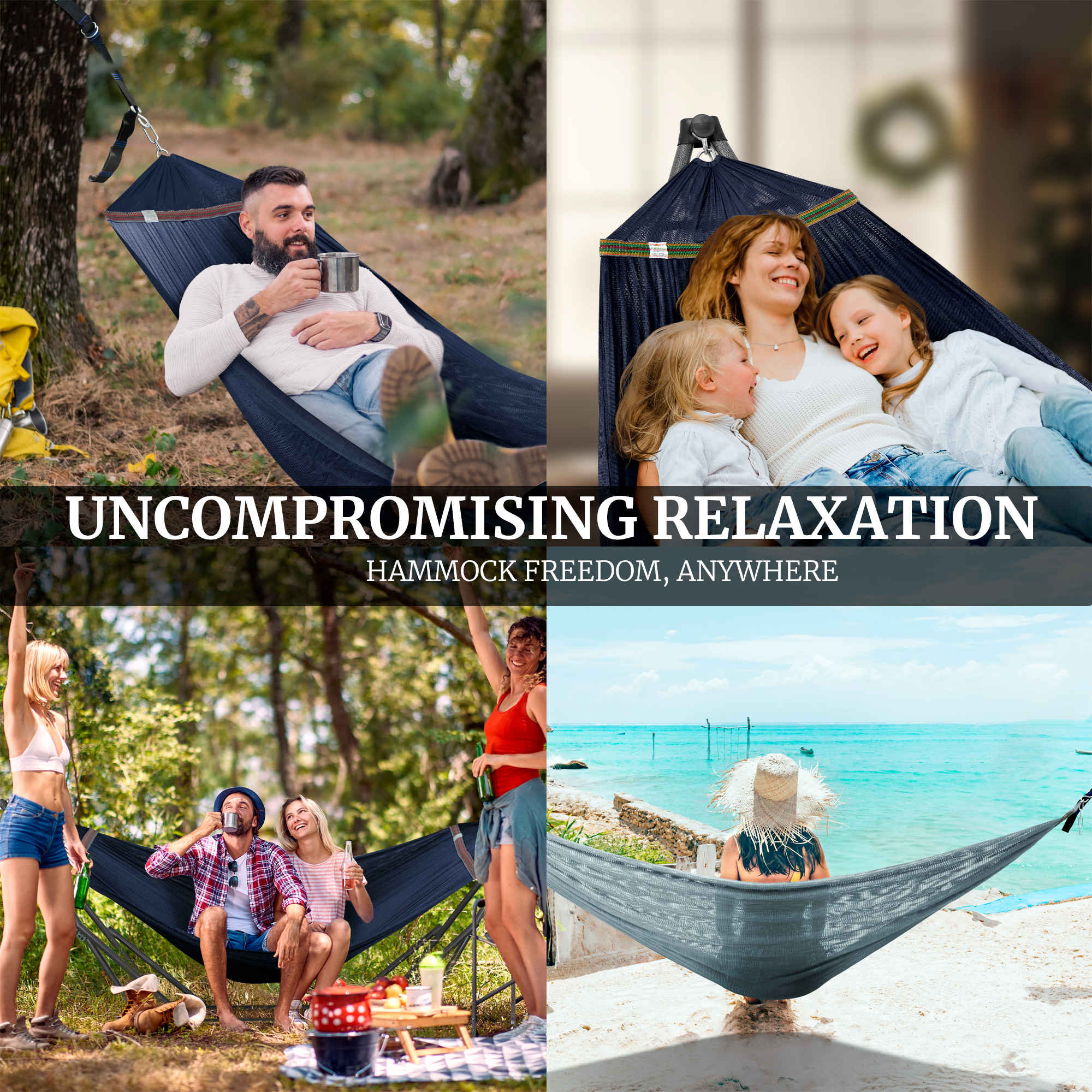Tranquillo Comfort Set Original Hammock Stand for Ultimate Relaxation Megsu