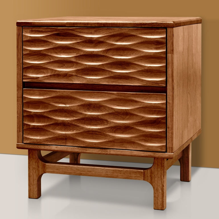 Elara Solid Wood Nightstand Megsu
