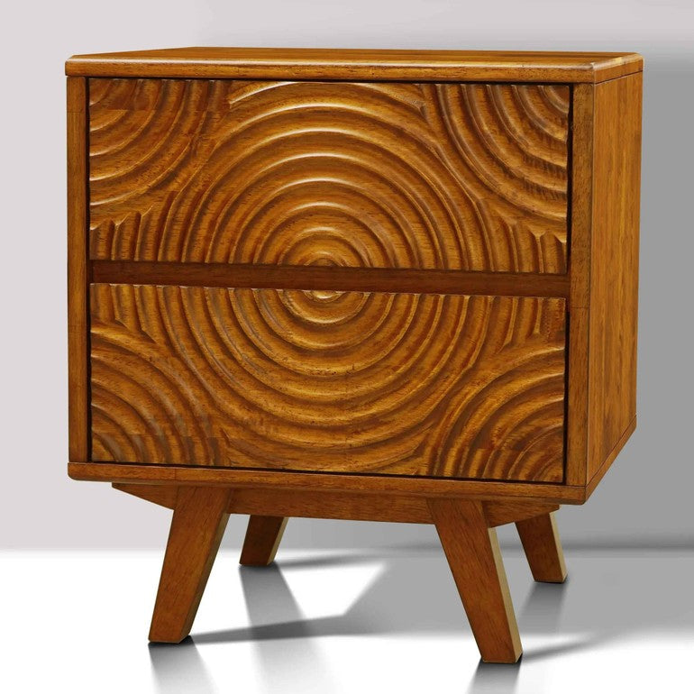 Harmony Solid Wood Nightstand Megsu