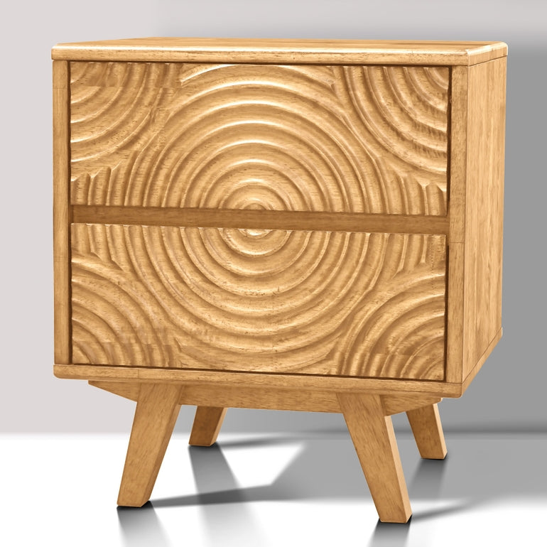 Harmony Solid Wood Nightstand Megsu