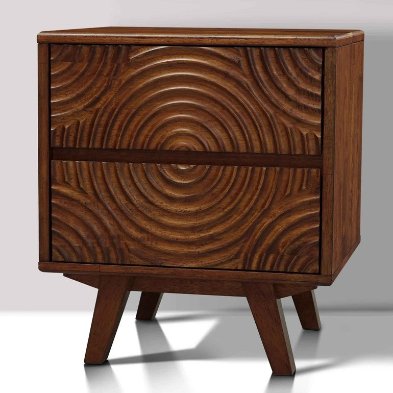 Harmony Solid Wood Nightstand Megsu