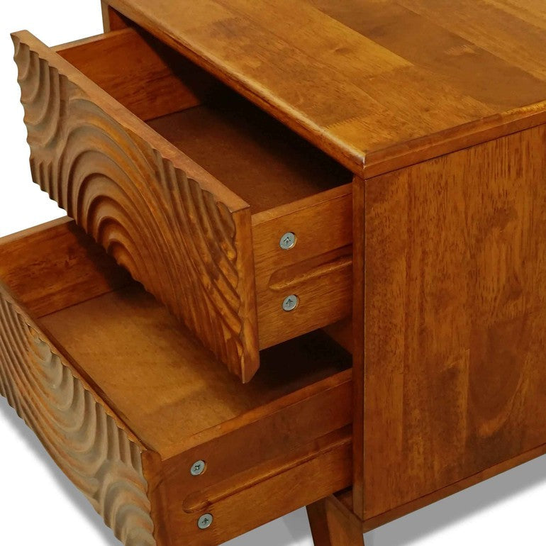 Harmony Solid Wood Nightstand Megsu