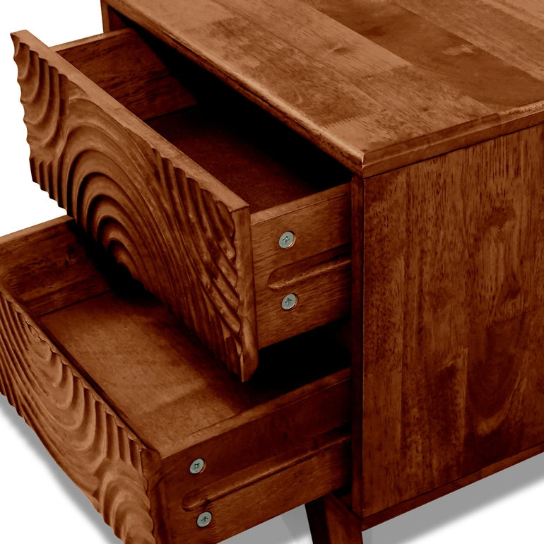 Harmony Solid Wood Nightstand Megsu
