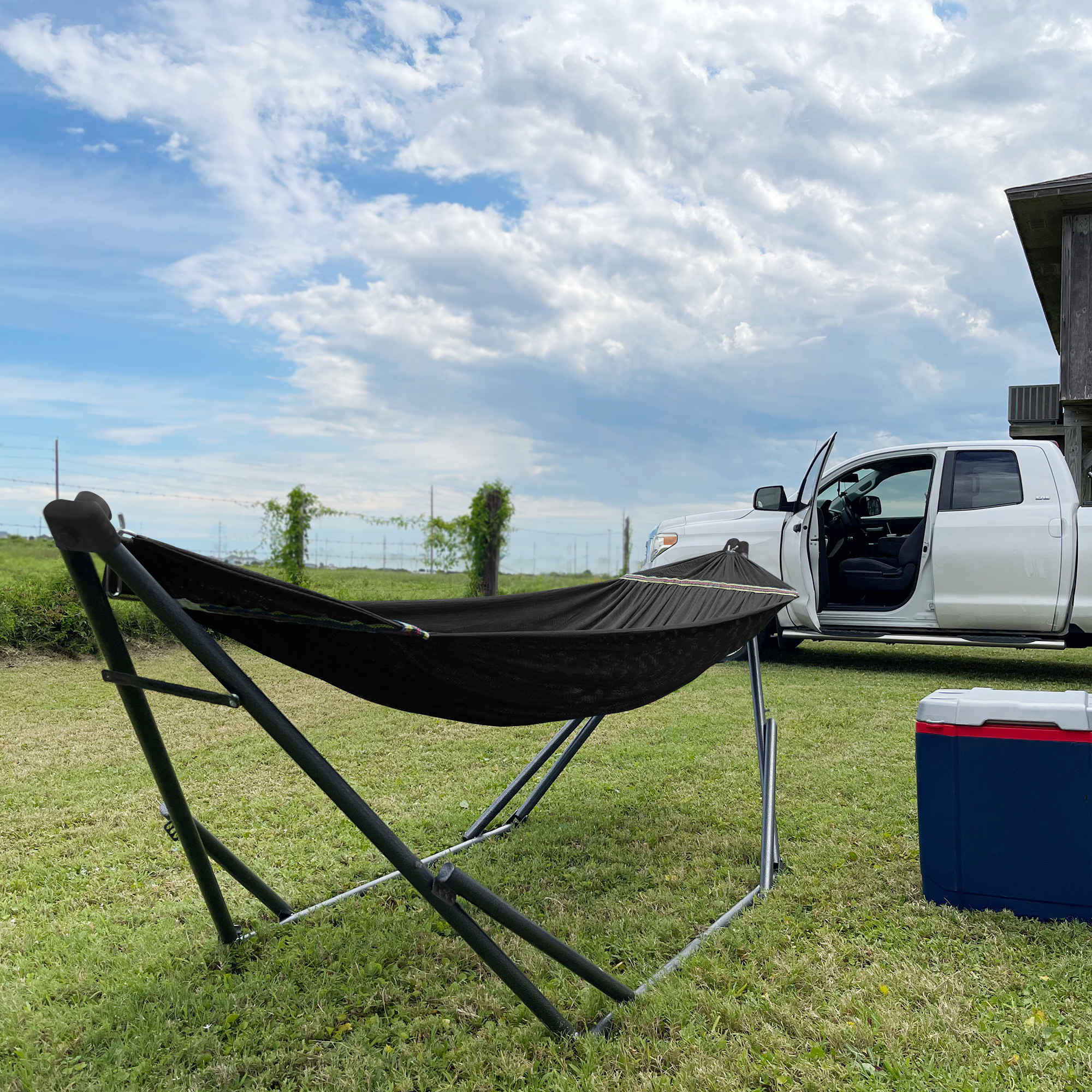 Tranquillo Uniki Collapsible Hammock Stand for Ultimate Relaxation Megsu