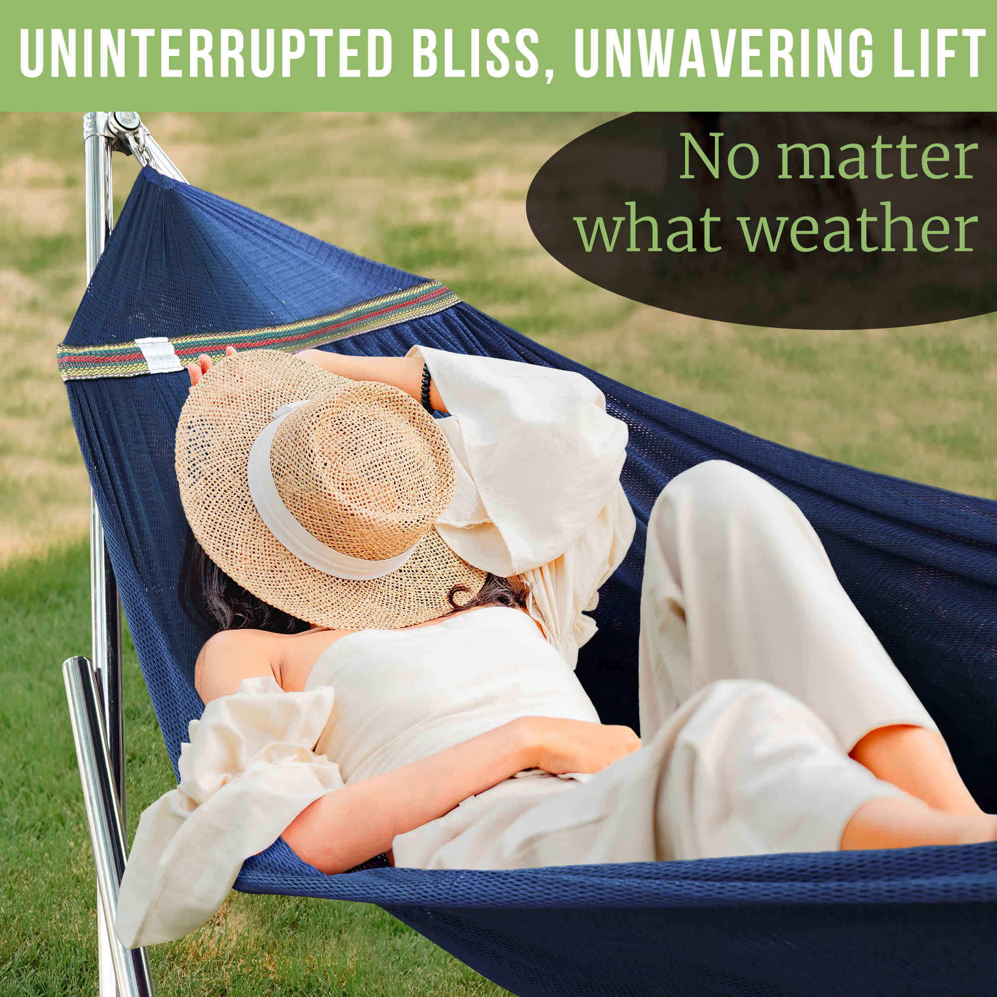 Tranquillo Universal Stainless Steel Hammock Stand for Ultimate Relaxation Megsu