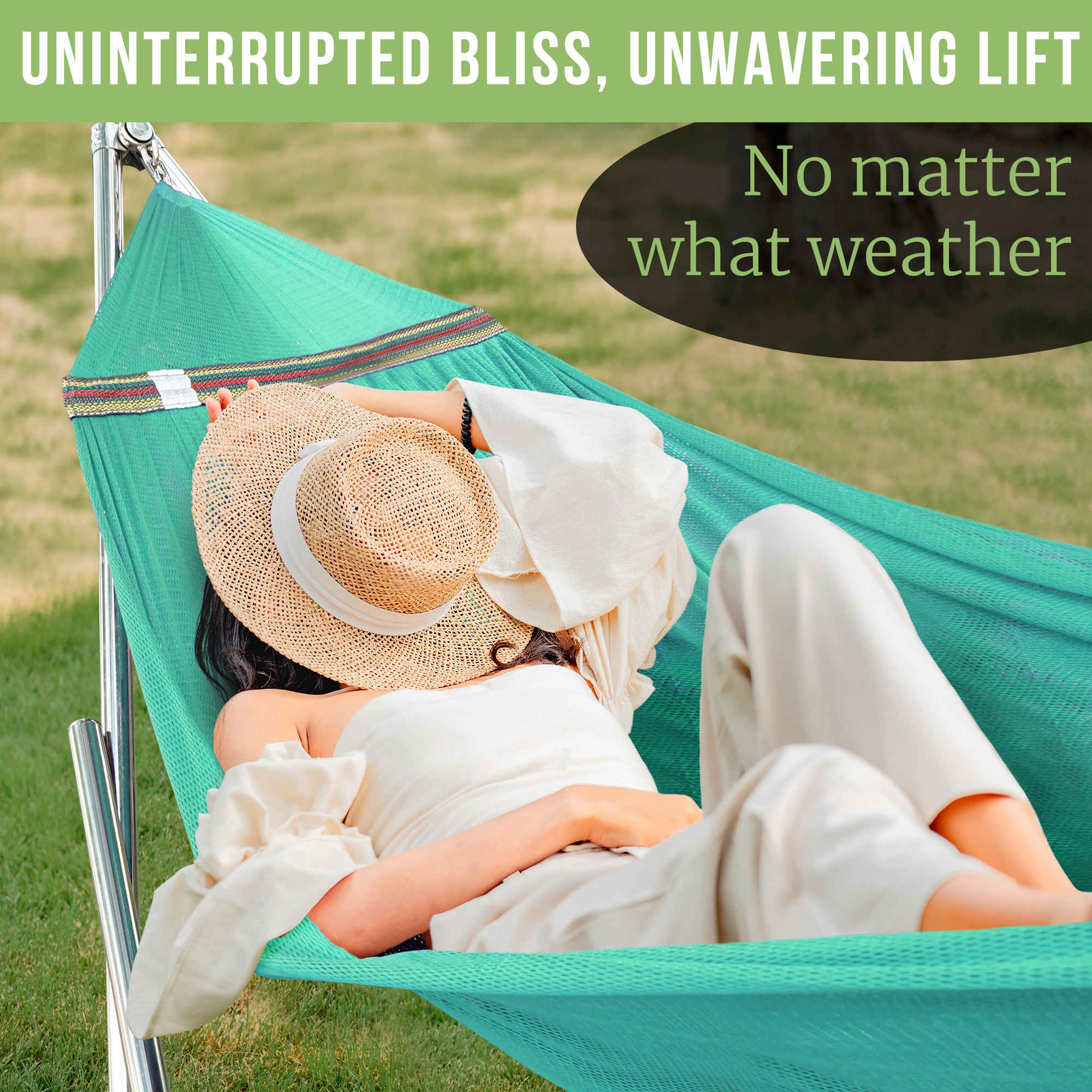 Tranquillo Universal Stainless Steel Hammock Stand for Ultimate Relaxation Megsu
