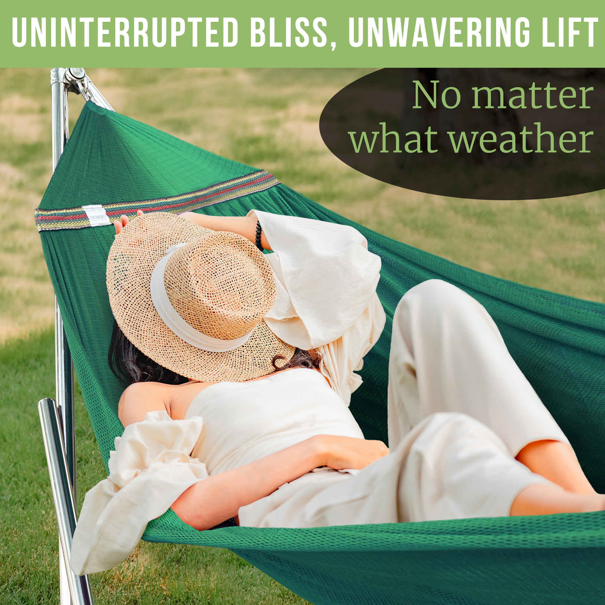 Tranquillo Universal Stainless Steel Hammock Stand for Ultimate Relaxation Megsu