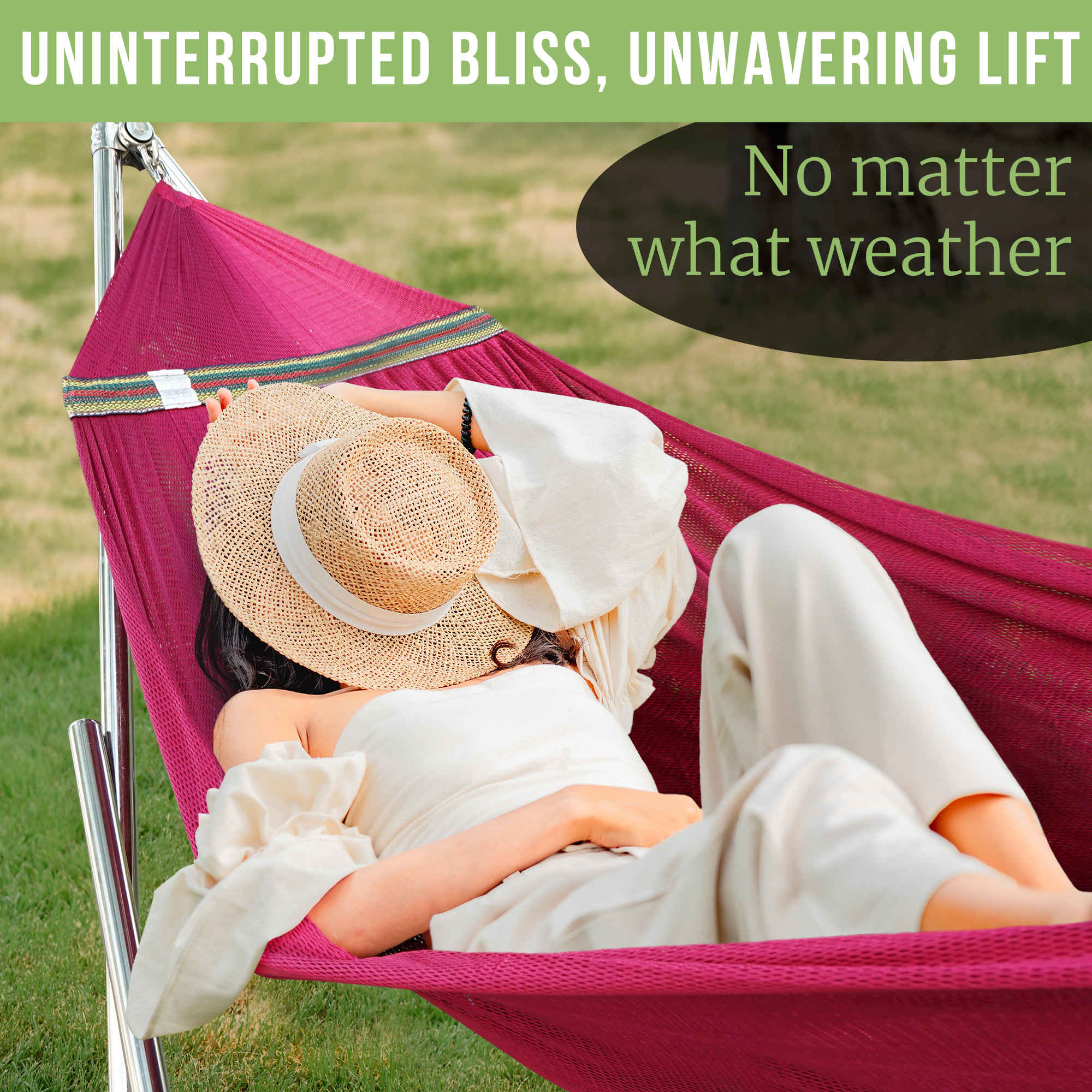 Tranquillo Universal Stainless Steel Hammock Stand for Ultimate Relaxation Megsu