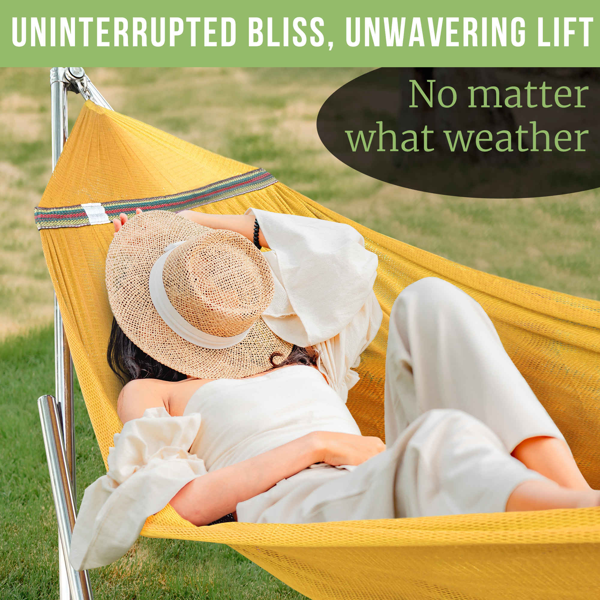 Tranquillo Universal Stainless Steel Hammock Stand for Ultimate Relaxation Megsu