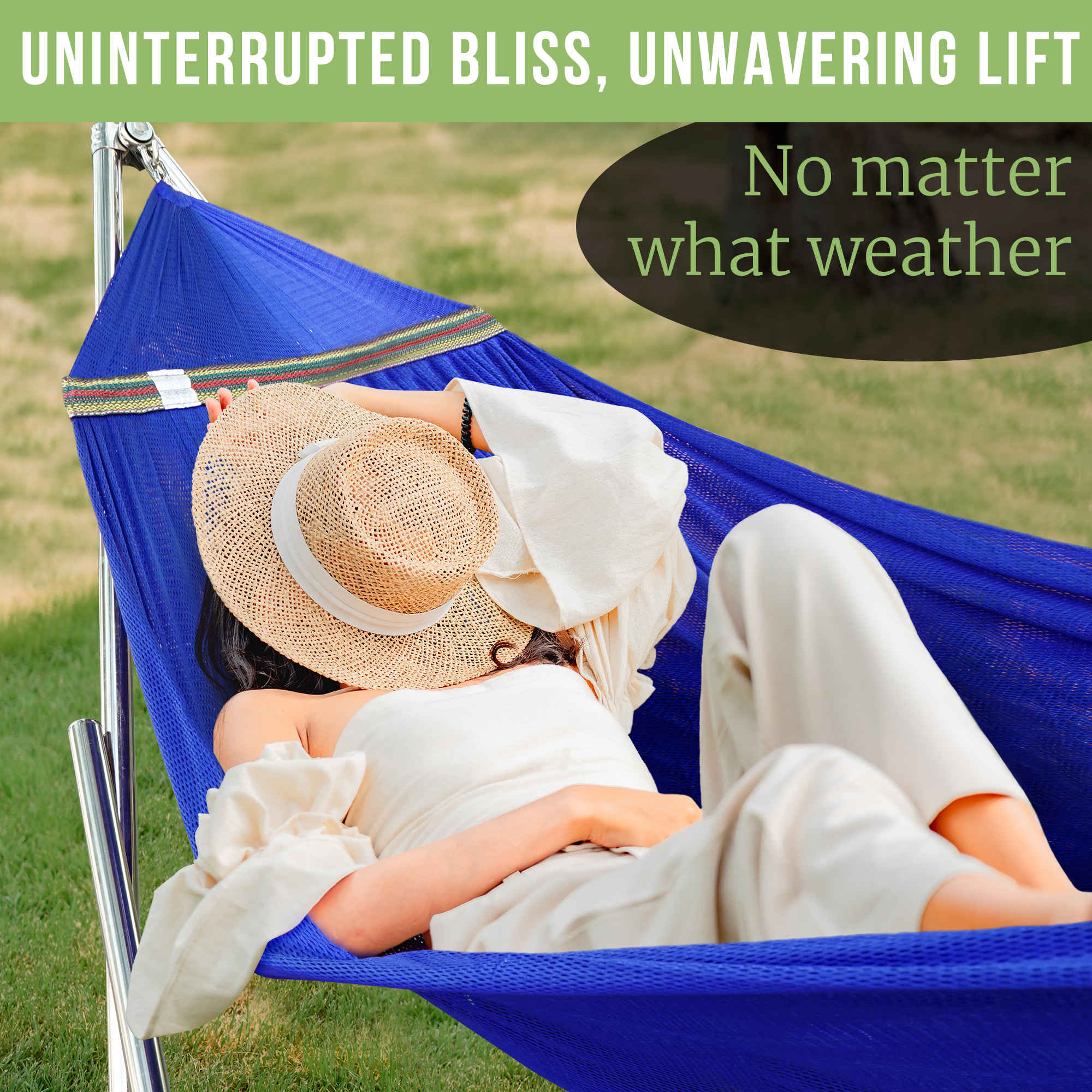 Tranquillo Universal Stainless Steel Hammock Stand for Ultimate Relaxation Megsu