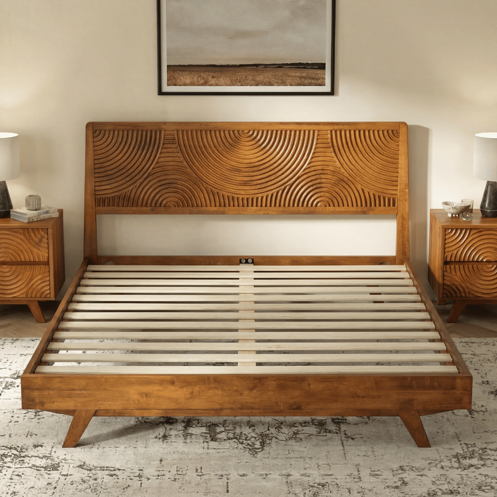 Harmony Solid Wood Bed Frame Megsu