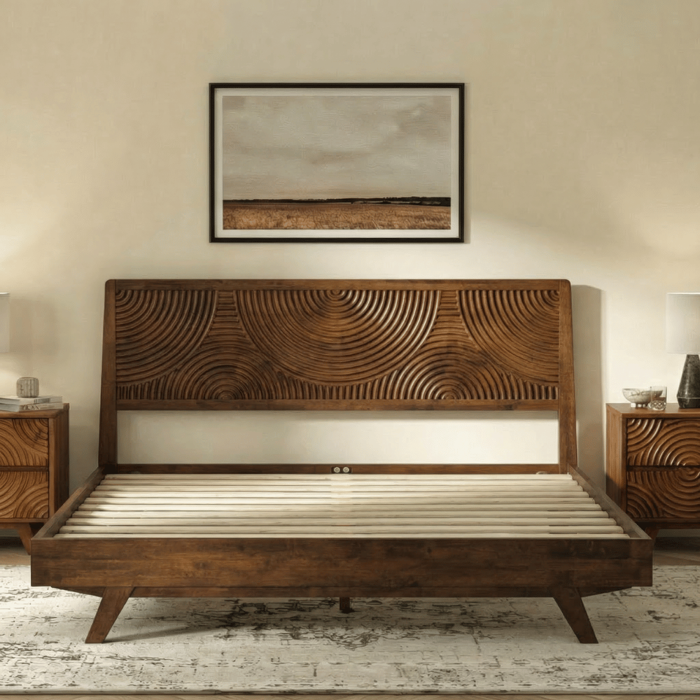 Harmony Solid Wood Bed Frame Megsu