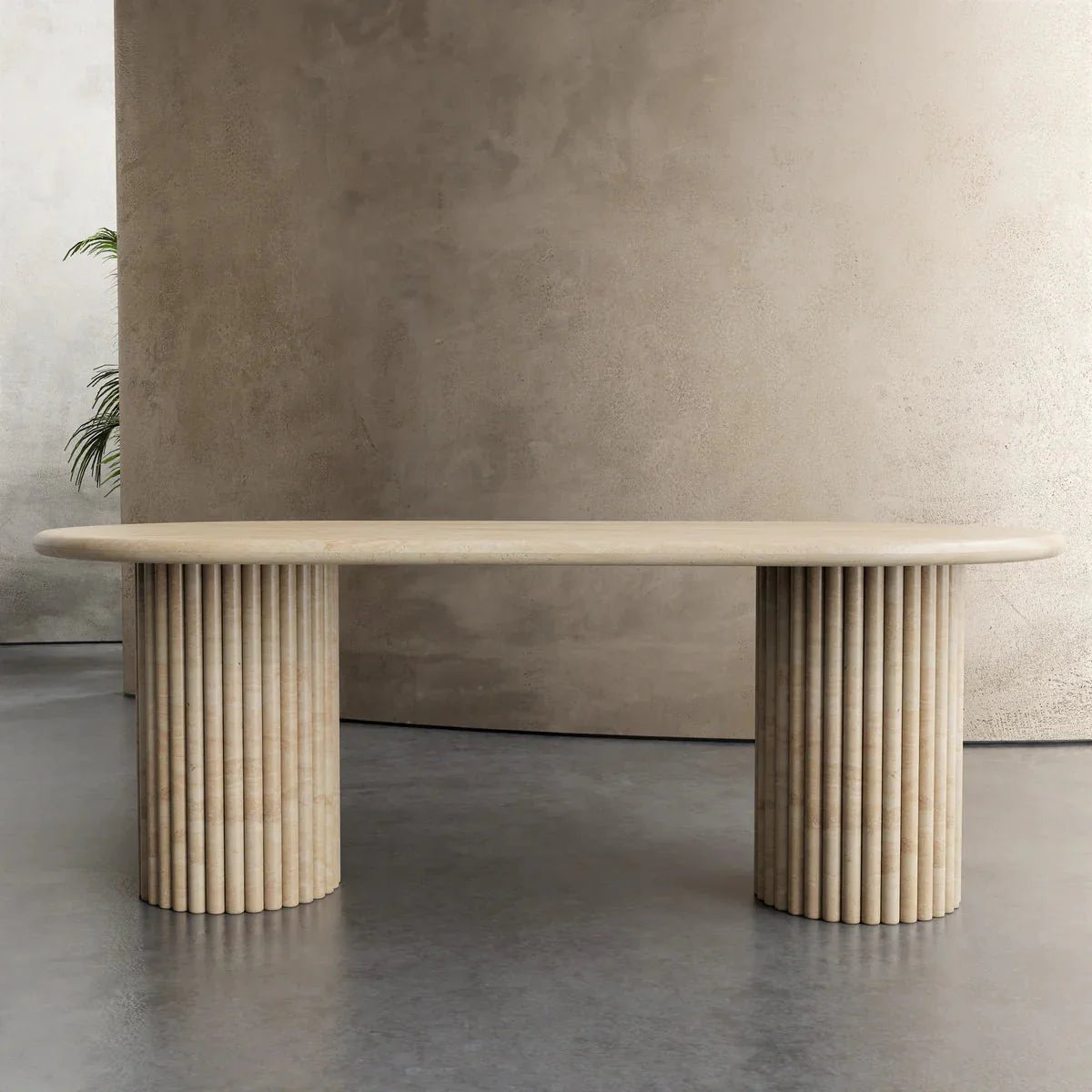 Elisa Deux Oval Dining Table Zicana Boutique
