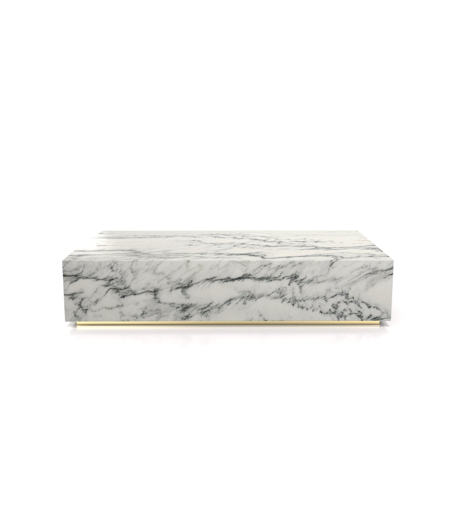 Firenze Rectangular Plinth Coffee Table Zicana Boutique