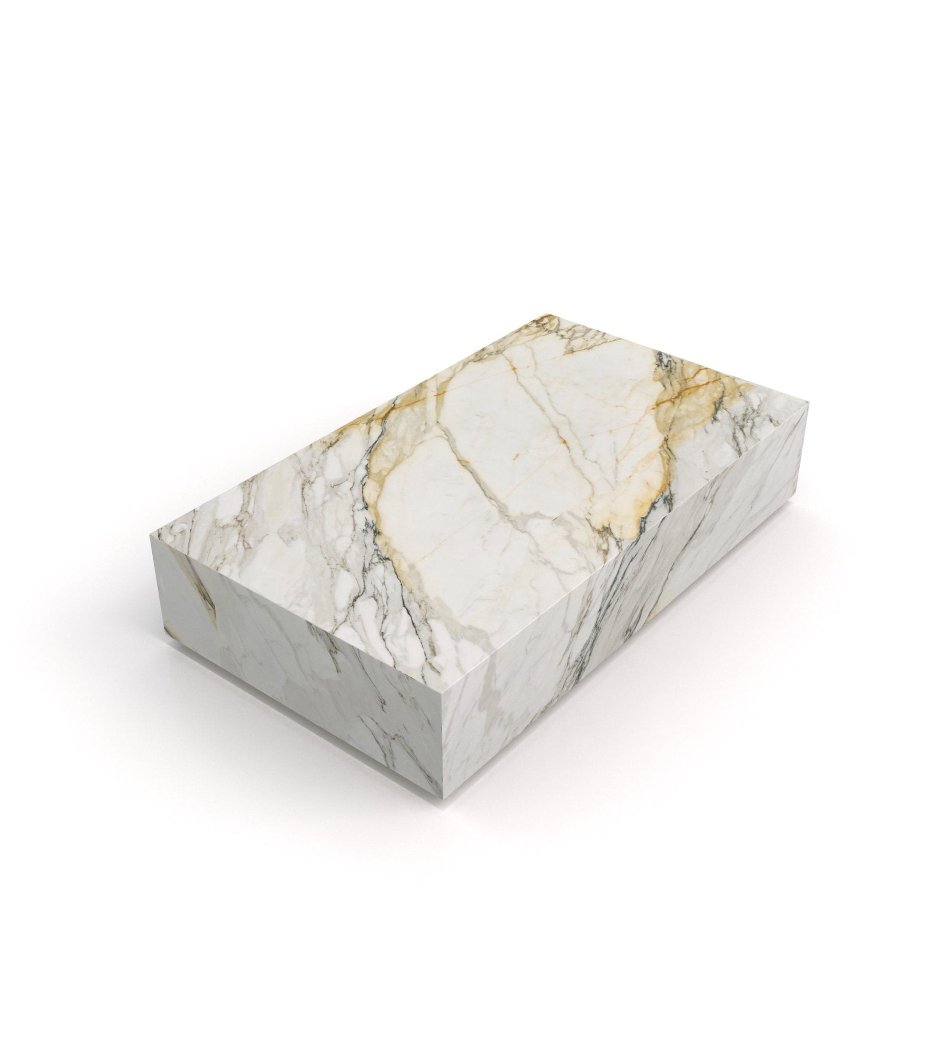 Firenze Rectangular Plinth Coffee Table Zicana Boutique